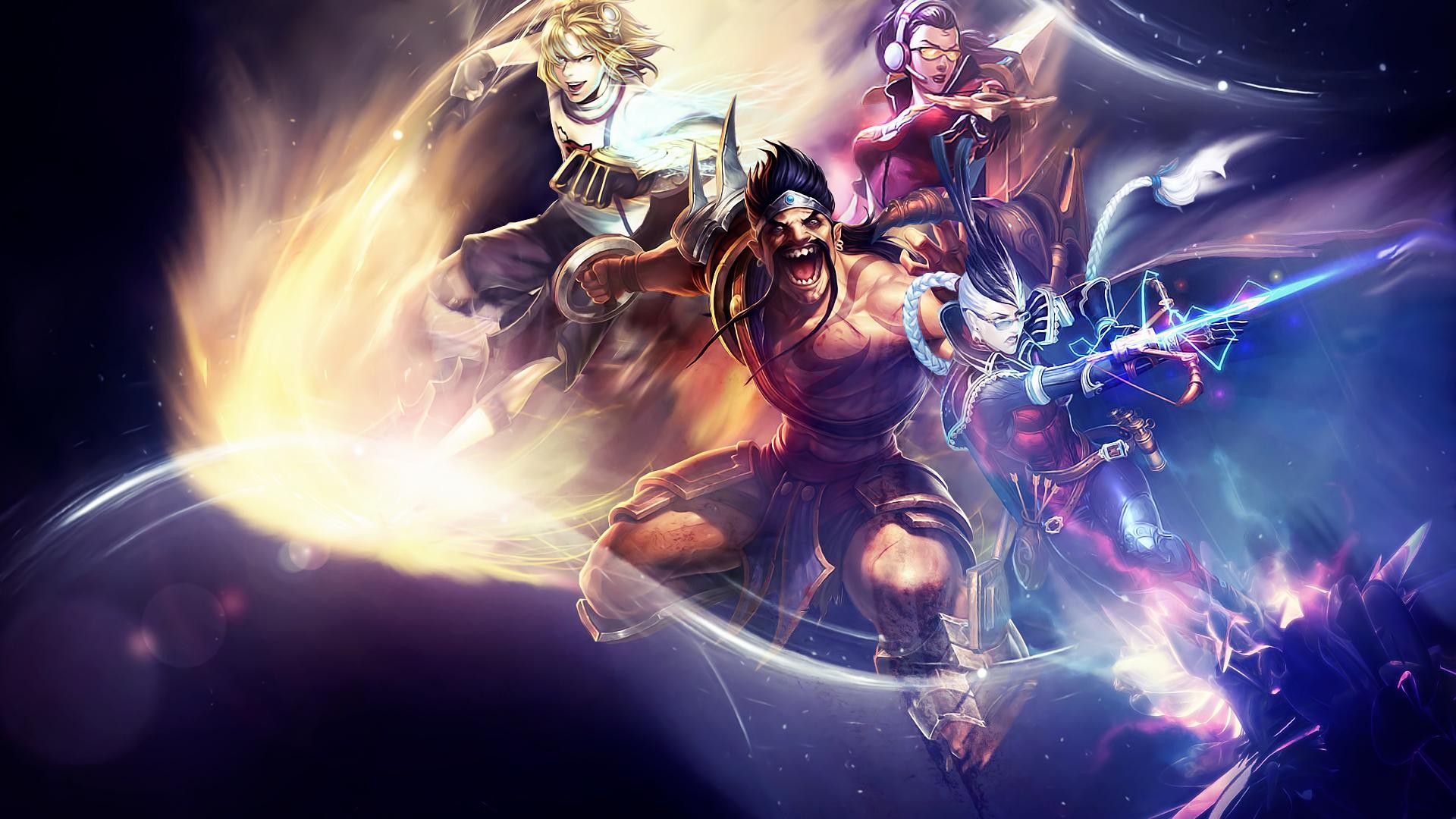 General 1920x1080 League of Legends Draven (League of Legends) Vayne (League of Legends) Ezreal (League Of Legends) video games PC gaming