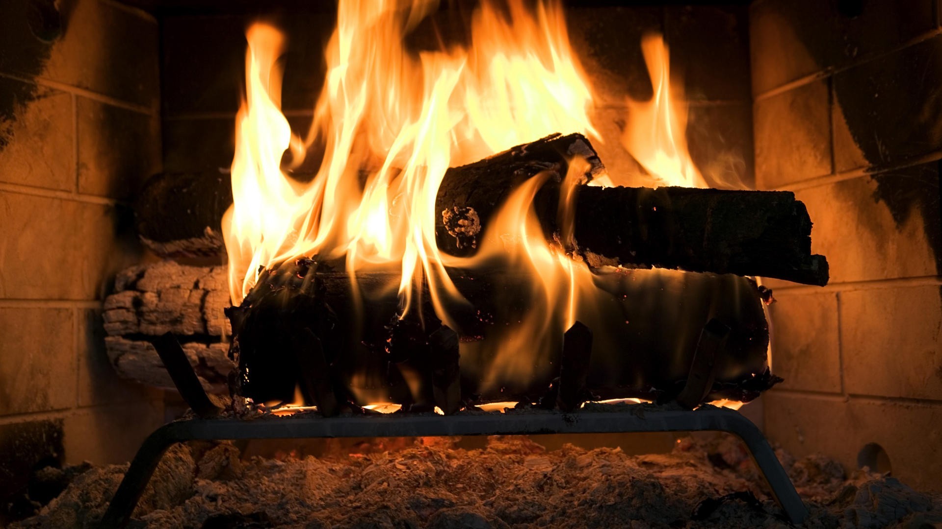 General 1920x1080 fireplace fire wood