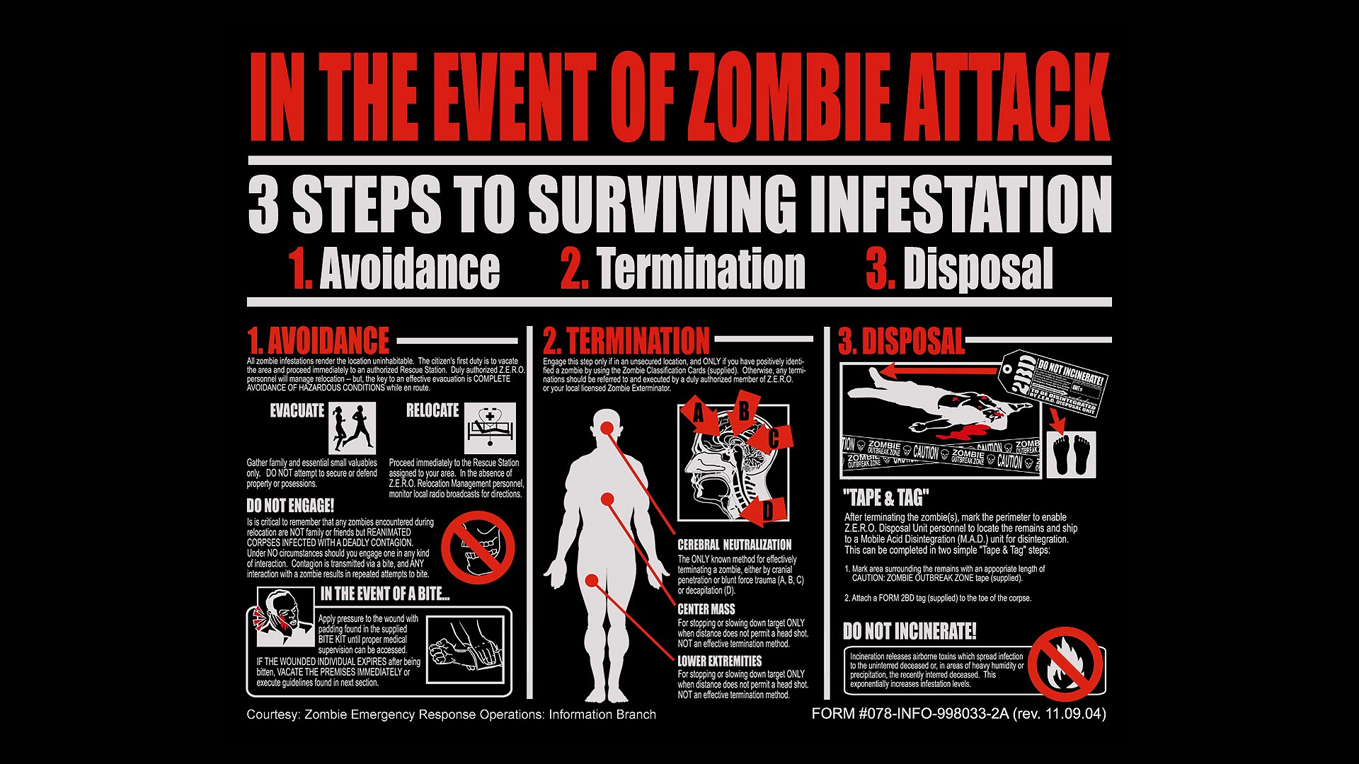 General 1920x1080 zombies infographics humor undead