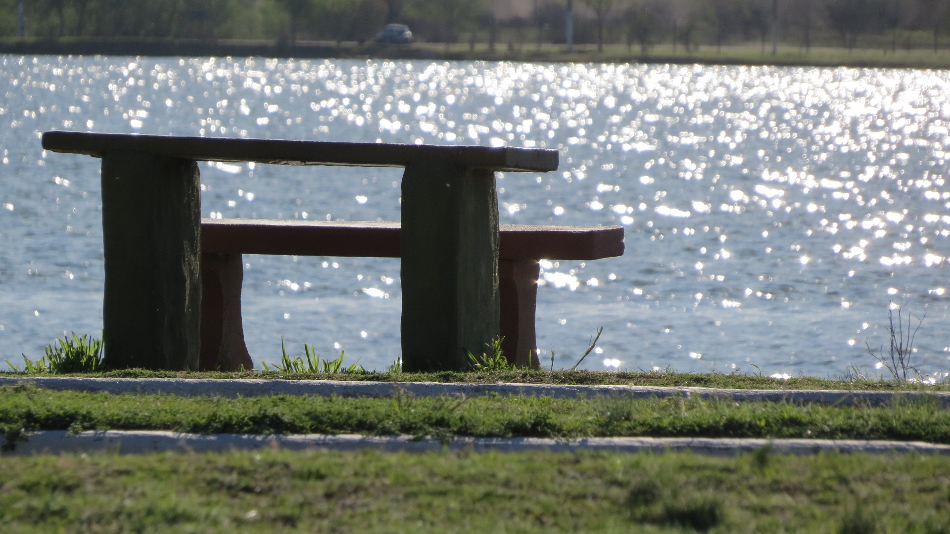 General 1920x1080 bench water outdoors