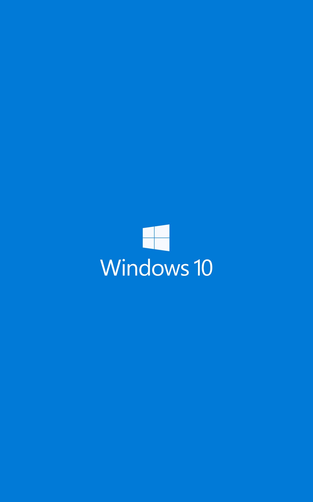 General 1200x1920 Windows 10 logo minimalism Microsoft Windows simple background blue background operating system