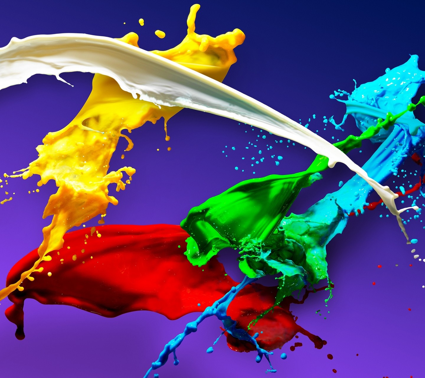 General 1440x1280 colorful digital art paint splash gradient simple background