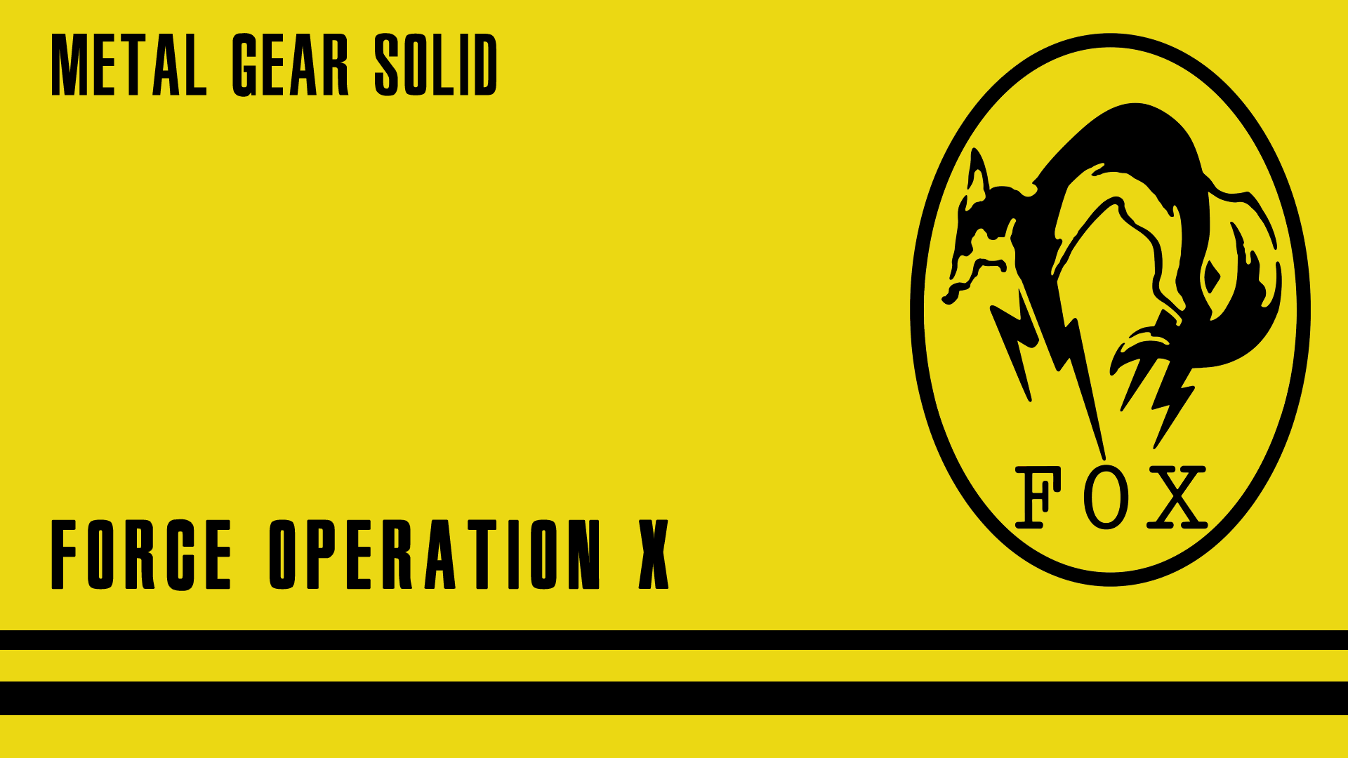 General 1920x1080 Metal Gear Solid simple background video game art typography yellow background video games