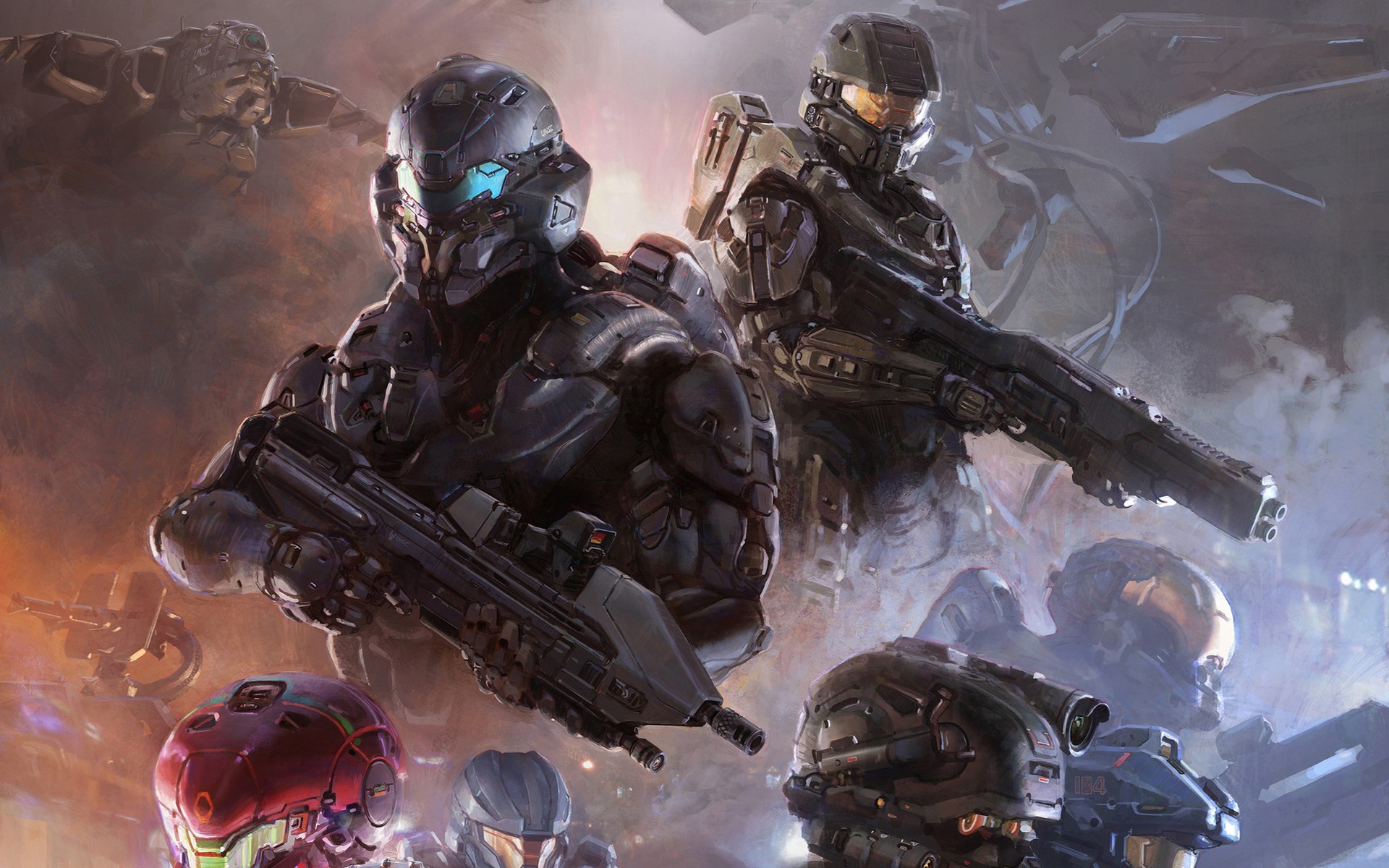 General 1920x1200 Halo 5: Guardians artwork video games science fiction video game art