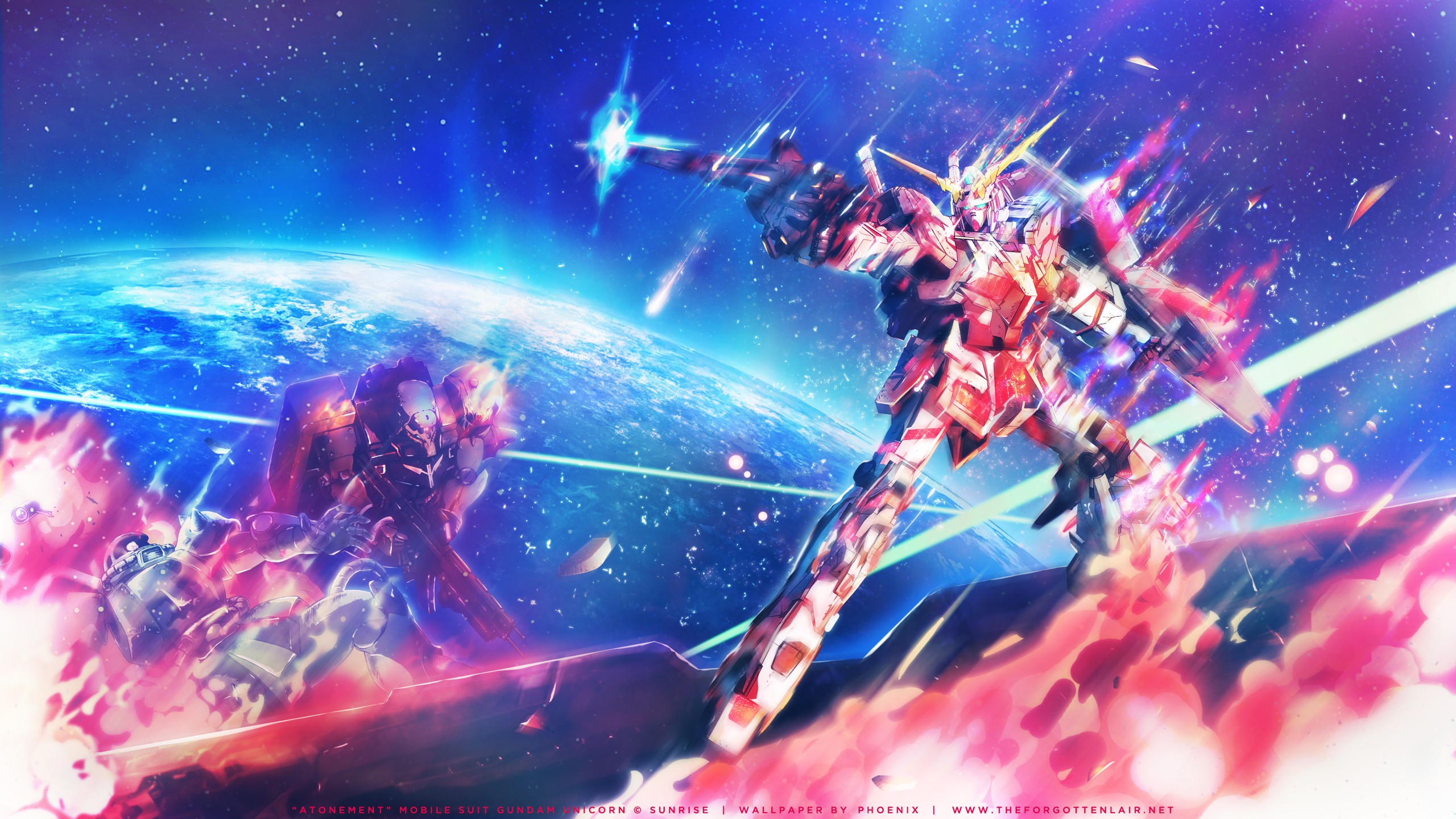 Anime 2560x1440 Mobile Suit Gundam Unicorn mechs Mobile Suit Gundam Gundam anime planet