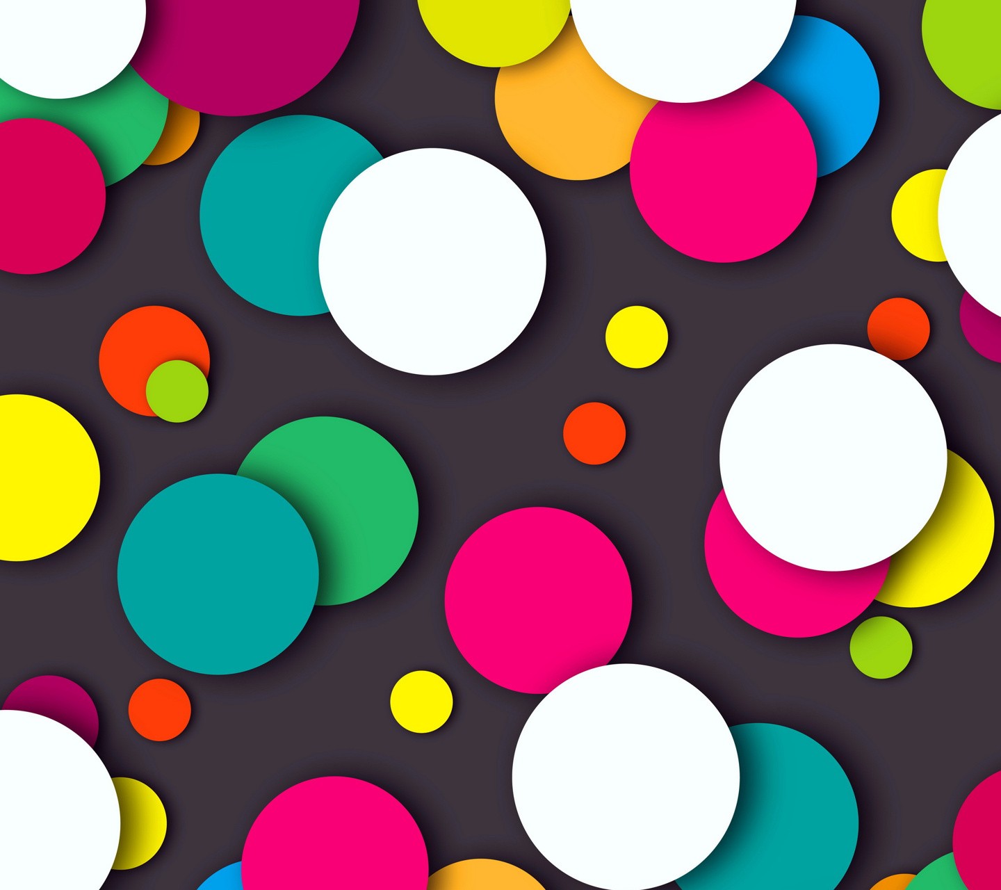 General 1440x1280 colorful abstract dots circle