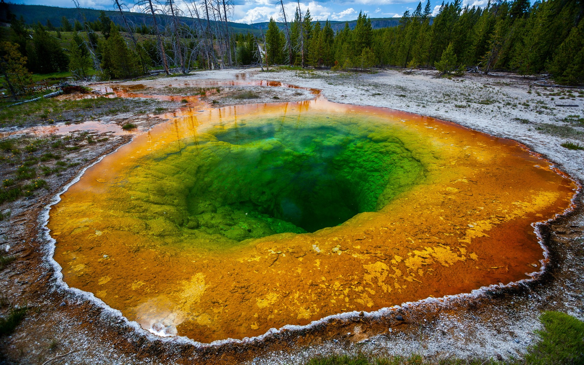 General 1920x1200 nature landscape water colorful Yellowstone National Park USA
