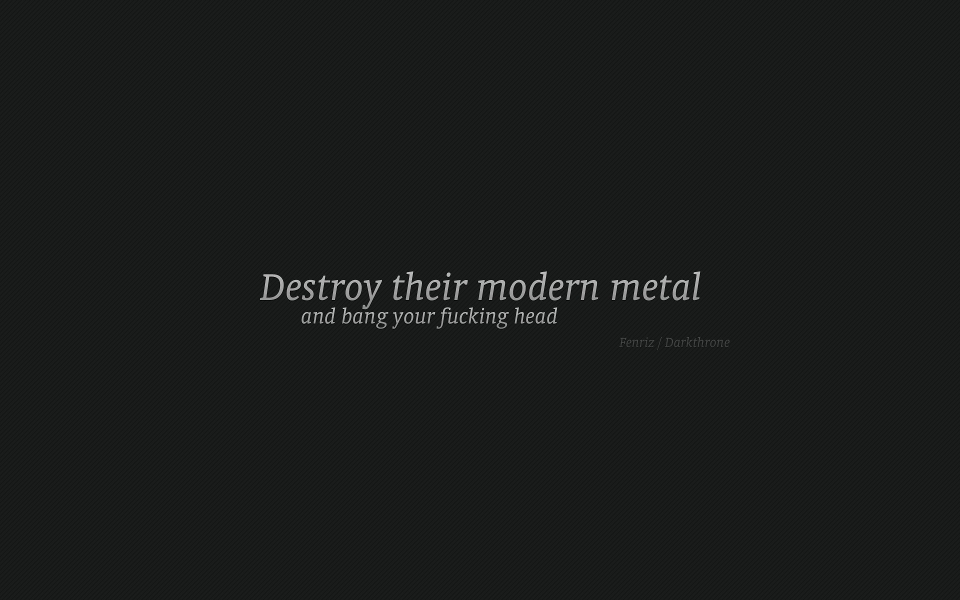 General 1920x1200 music typography text simple background black metal heavy metal fuck black background
