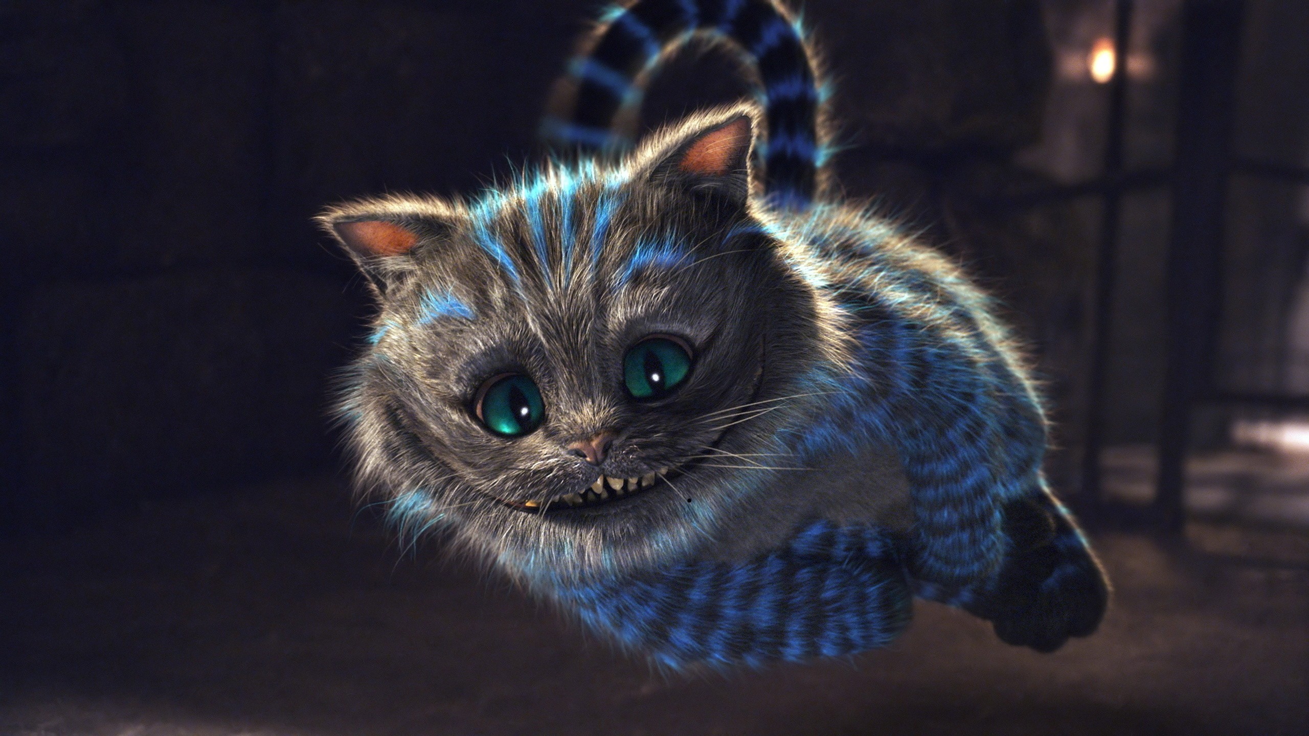 General 2560x1440 Alice in Wonderland Cheshire Cat fantasy art movies cats