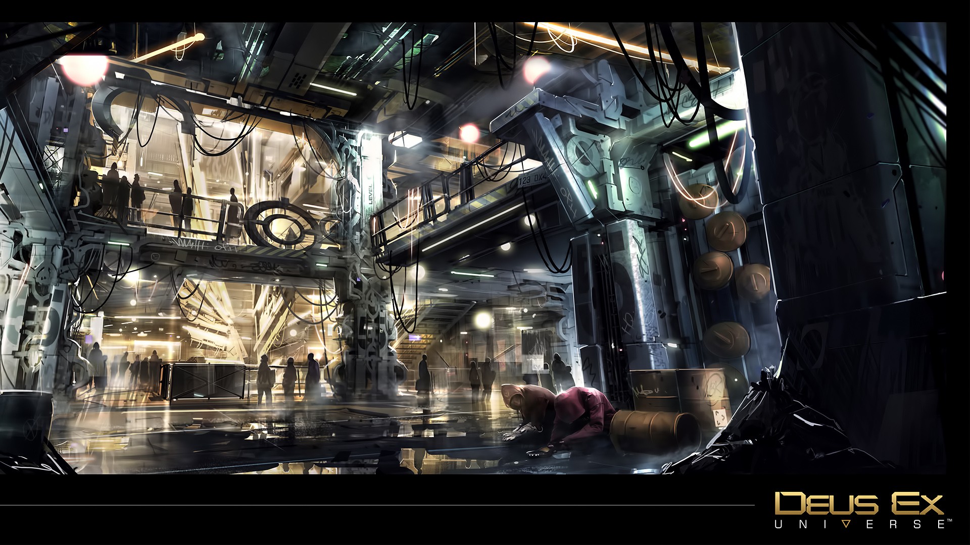 General 1920x1080 Deus Ex: Mankind Divided video games PC gaming video game art futuristic