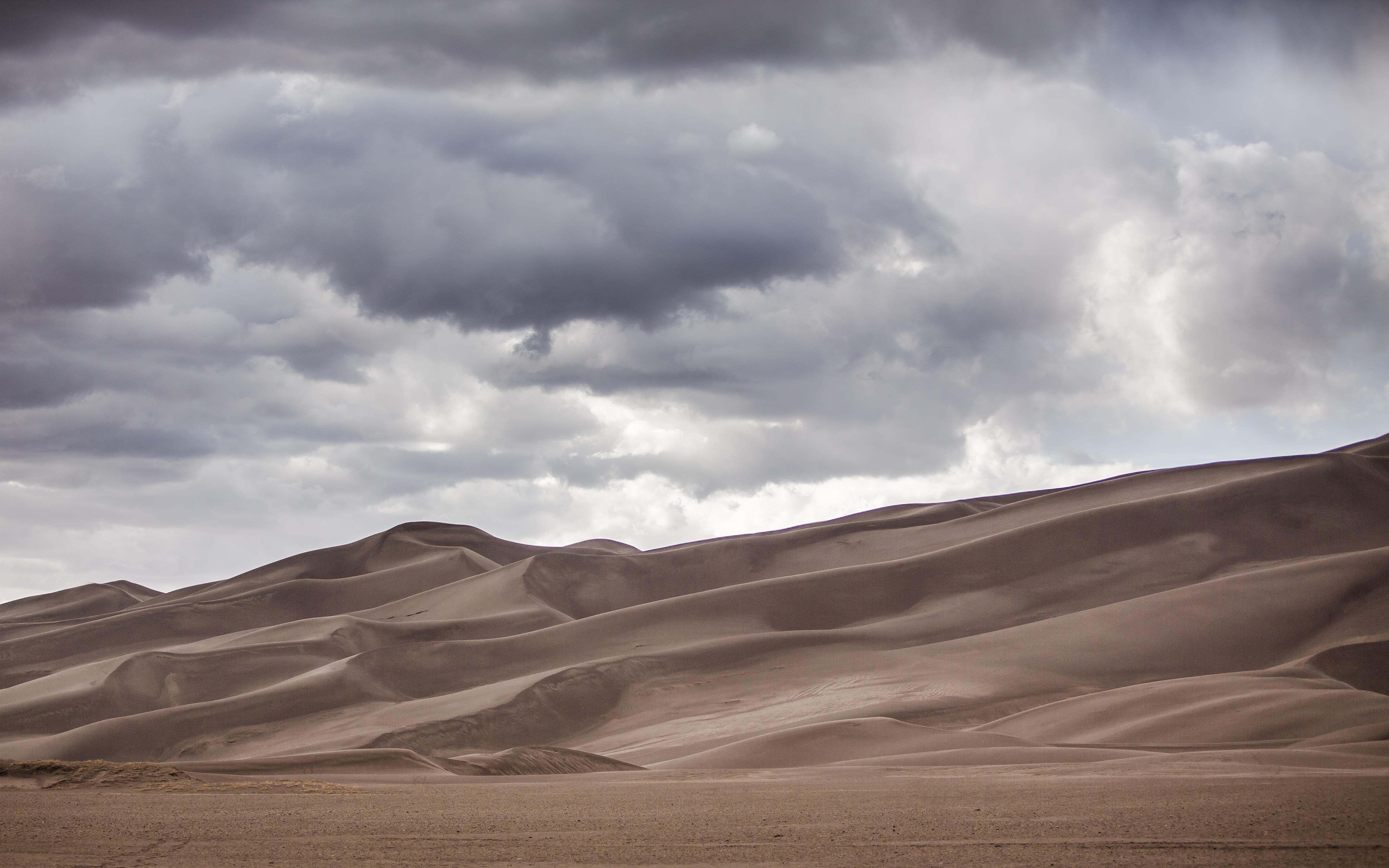 General 5120x3200 desert dunes landscape overcast sand nature