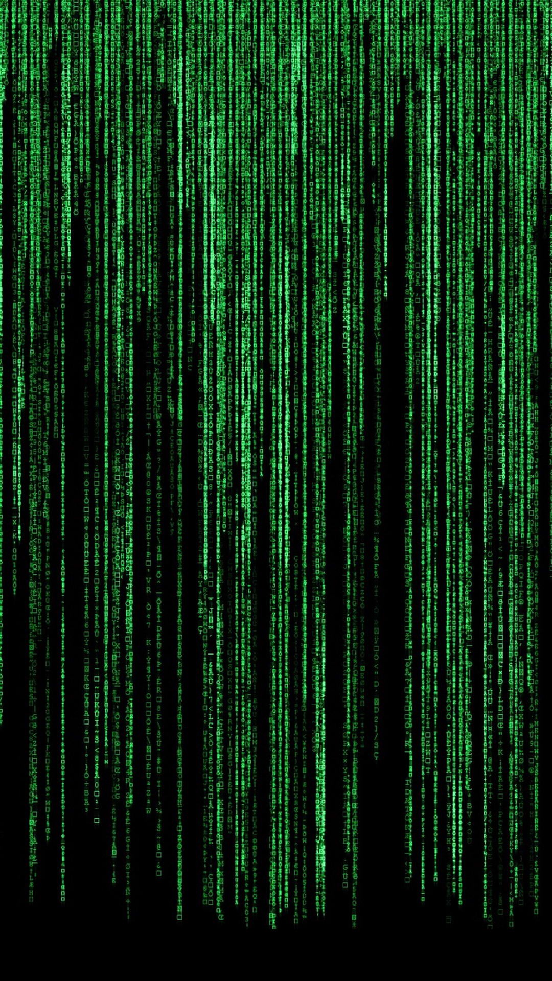 General 1080x1920 The Matrix movies code 1999 (Year) green portrait display