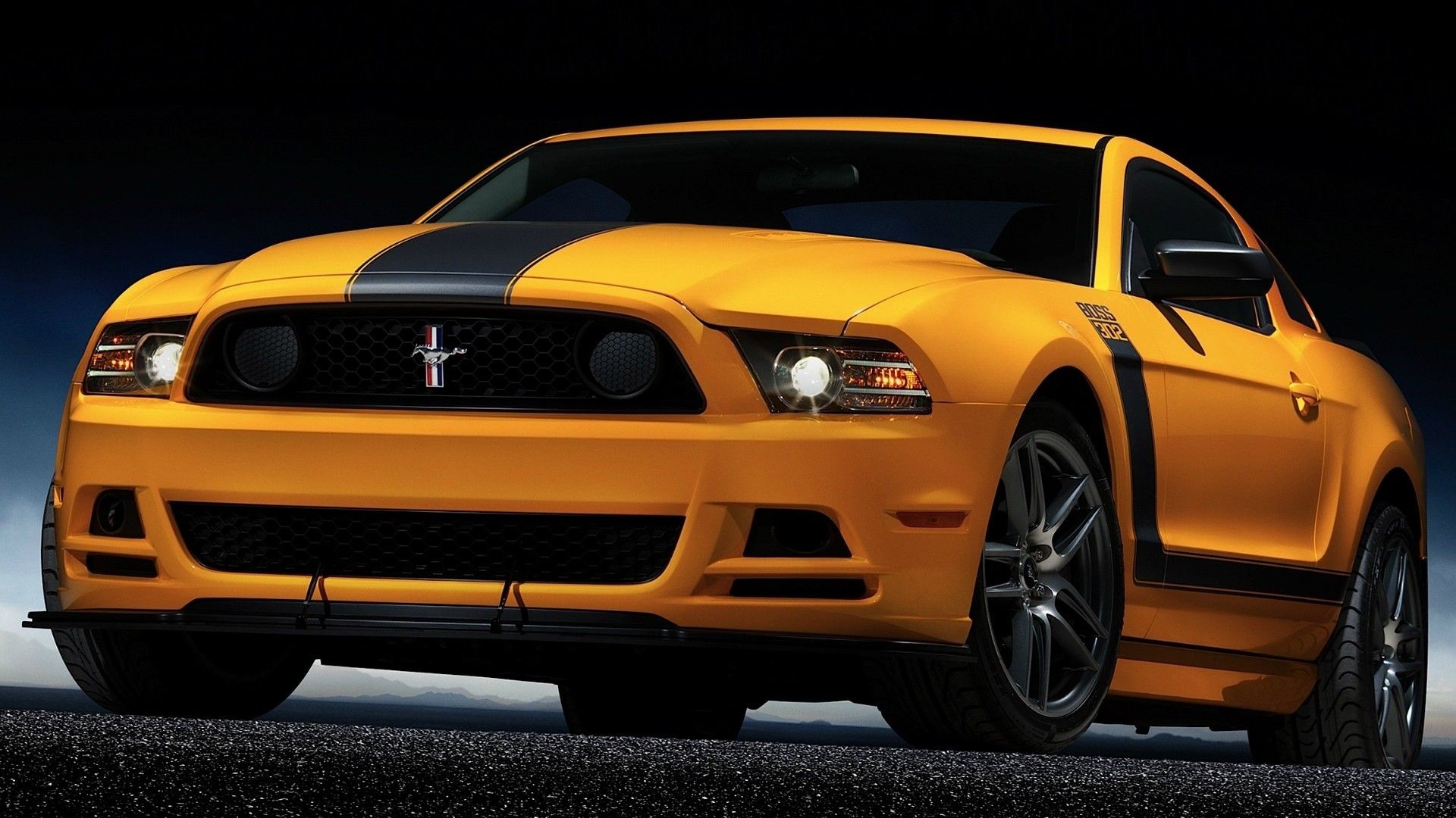 General 1920x1080 car Ford Mustang Ford orange cars vehicle Ford Mustang S-197 II