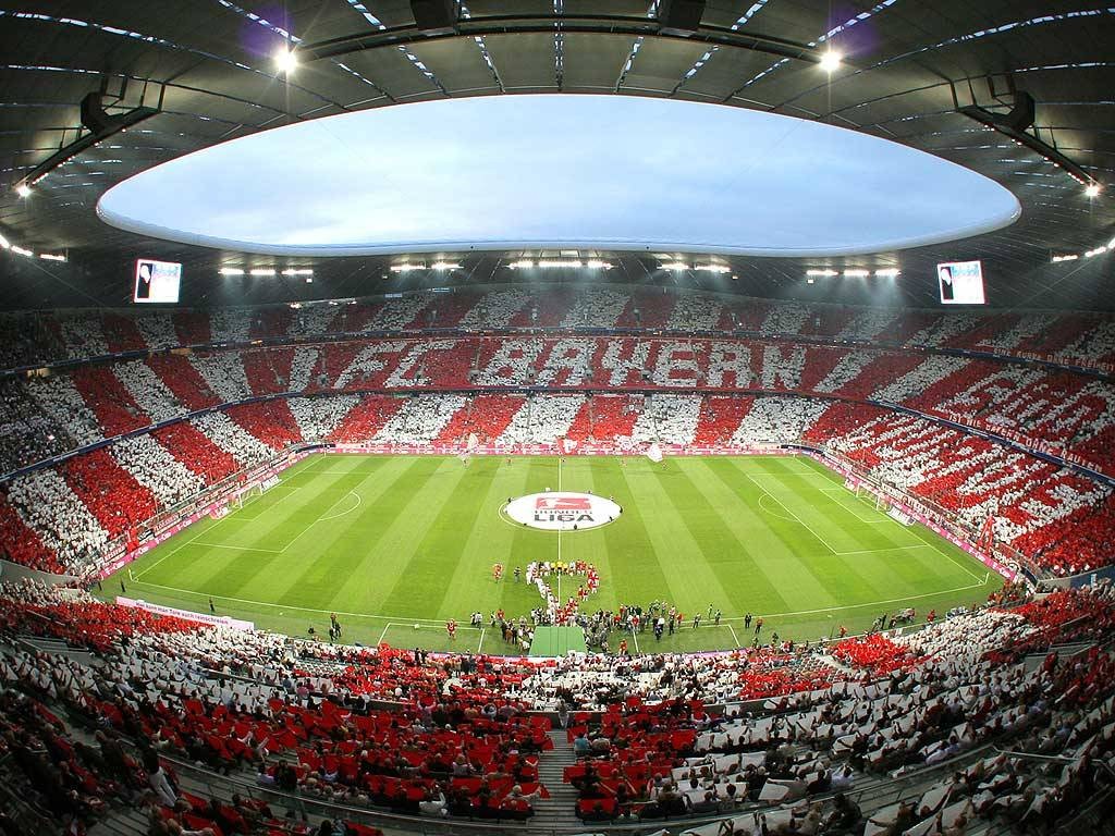 General 1024x768 FC Bayern Munchen stadium Allianz Arena  Germany soccer sport