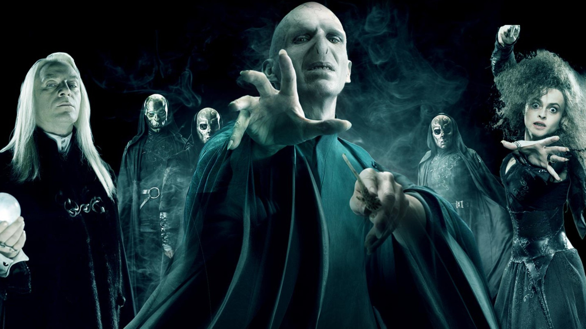 People 1920x1080 Harry Potter Lord Voldemort Bellatrix Lestrange movies wizard