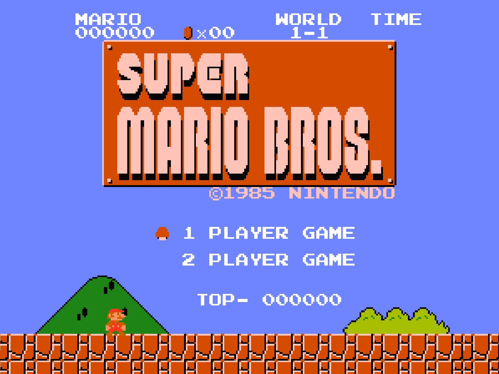 General 1600x1200 Mario Bros. Nintendo Nintendo Entertainment System pixel art pixelated retro games 1985 (Year) video games numbers