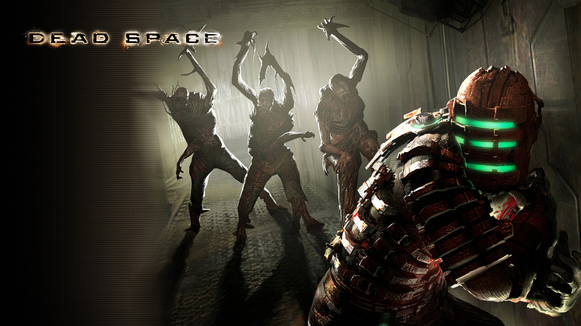 General 1920x1080 Dead Space video games Video Game Horror gore blood creature horror video game art Isaac Clarke armor