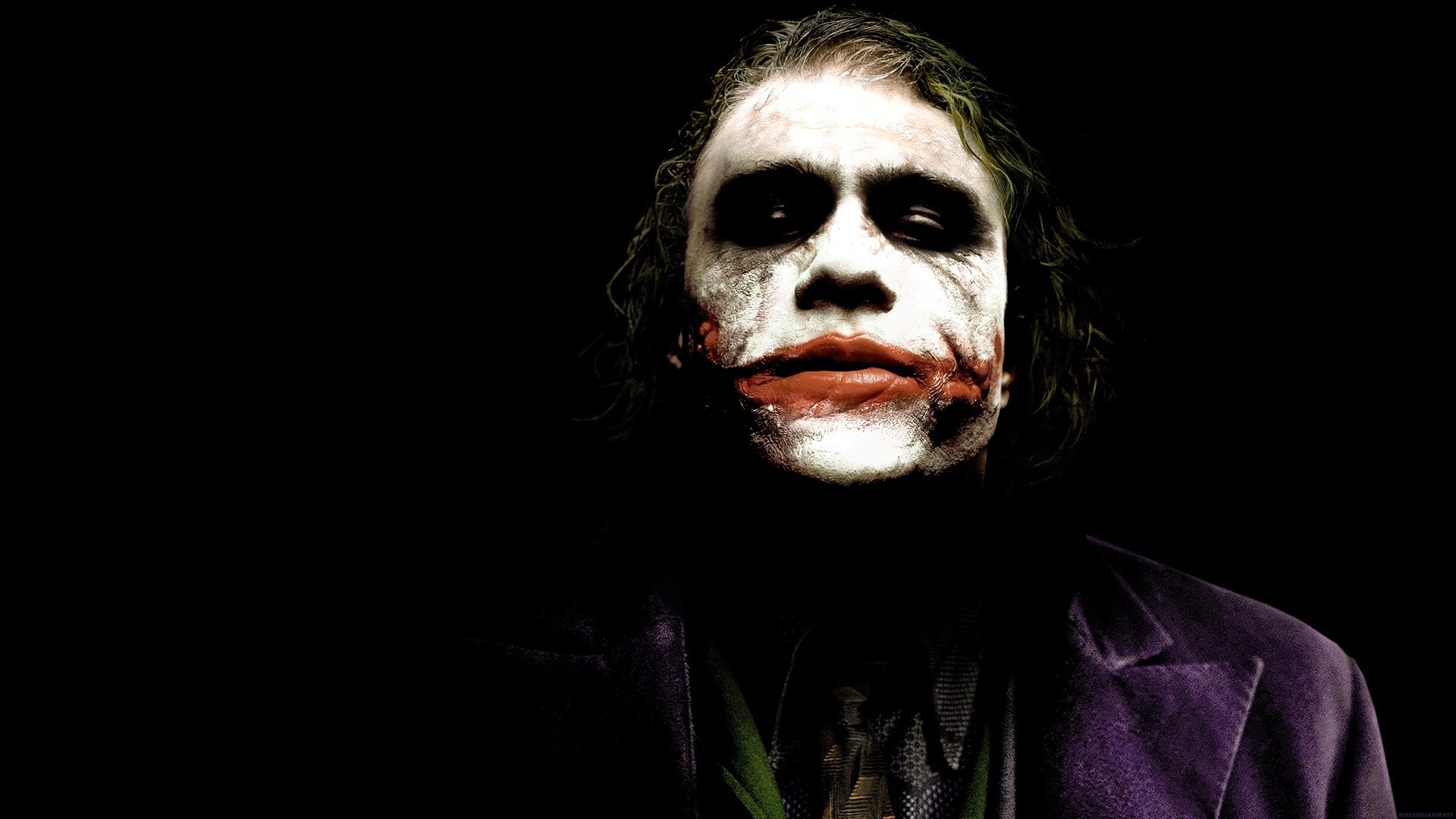 General 1920x1080 movies Joker Batman The Dark Knight villains Heath Ledger actor deceased DC Comics Warner Brothers Christopher Nolan