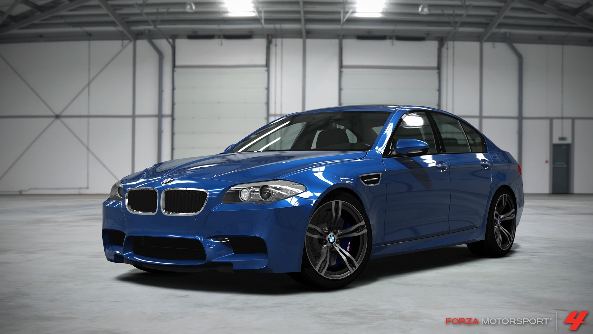 General 1920x1080 BMW M5 car BMW blue cars BMW 5 Series BMW F10 vehicle Forza Motorsport 4 video games