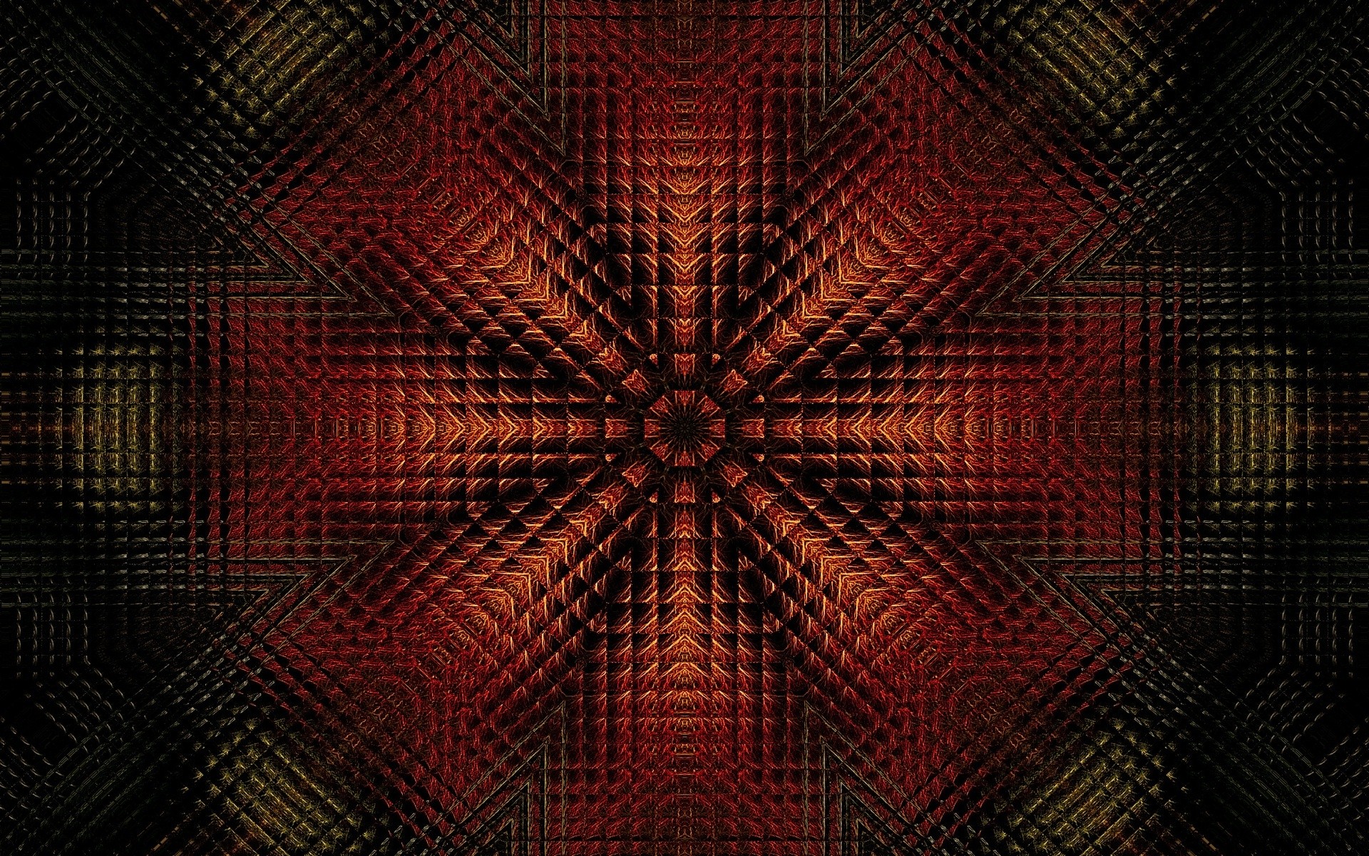 General 1920x1200 digital art abstract fractal symmetry