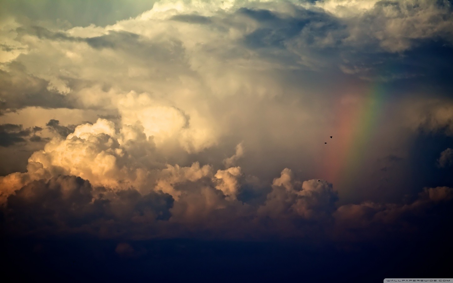 General 1440x900 rainbows clouds sky nature
