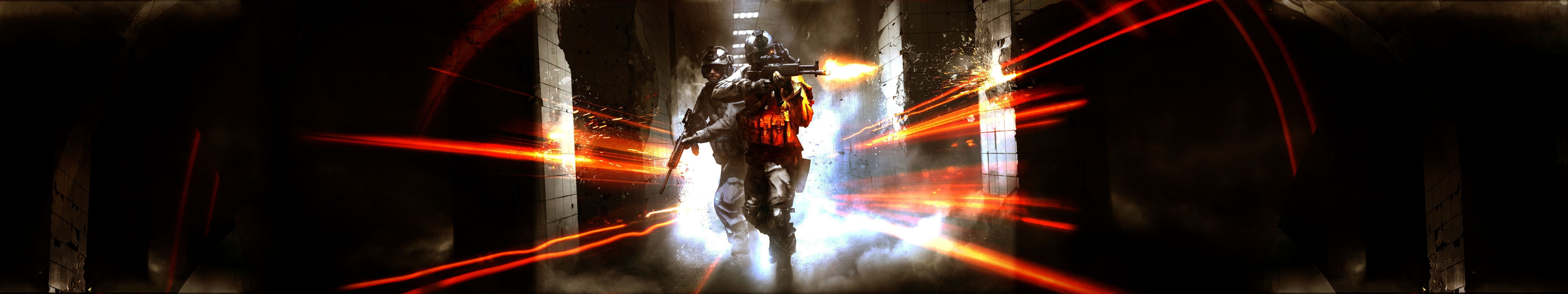 General 7680x1440 Battlefield (game) Battlefield 4 video game art video games PC gaming