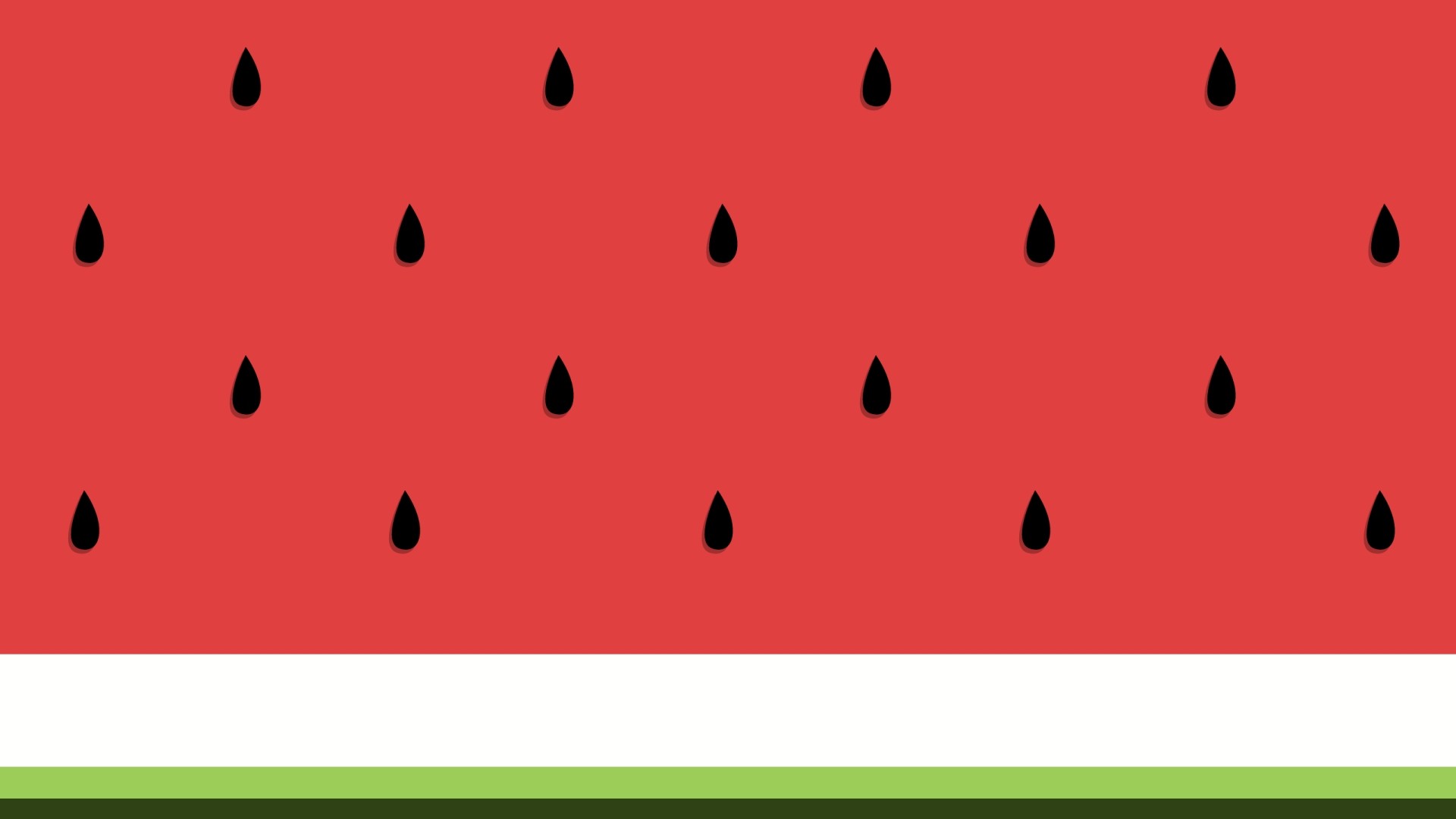 General 1920x1080 minimalism abstract digital art watermelons lines red white green fruit imagination