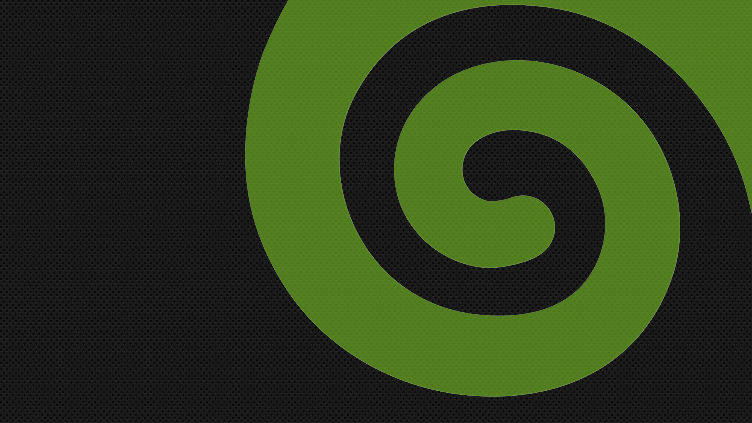 General 2560x1440 minimalism spiral Suse Linux digital art simple background green operating system