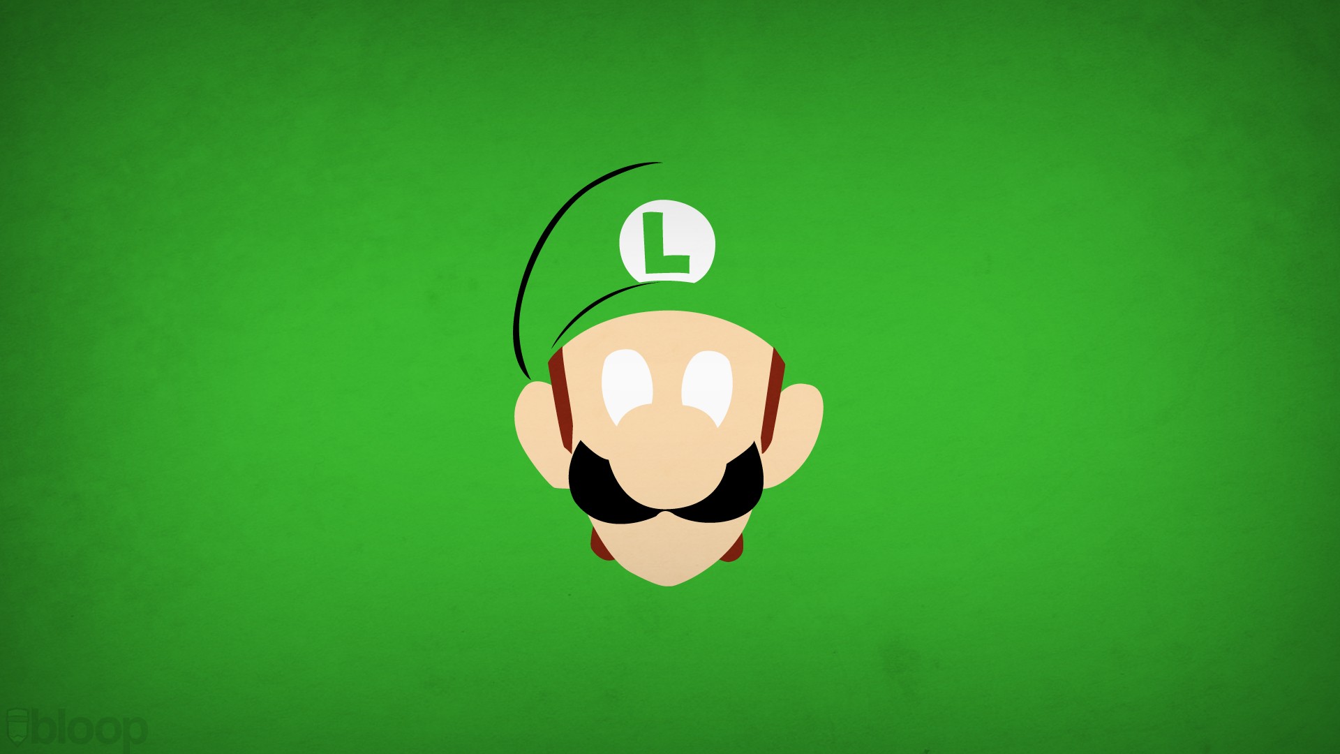 General 1920x1080 hero Luigi Nintendo Blo0p Super Mario green background simple background video games video game art