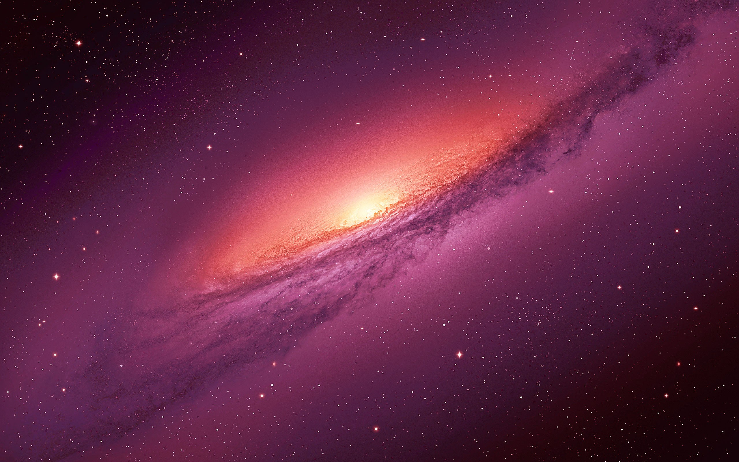 General 2560x1600 space CGI galaxy purple stars digital art universe space art NGC 3190 spiral galaxy