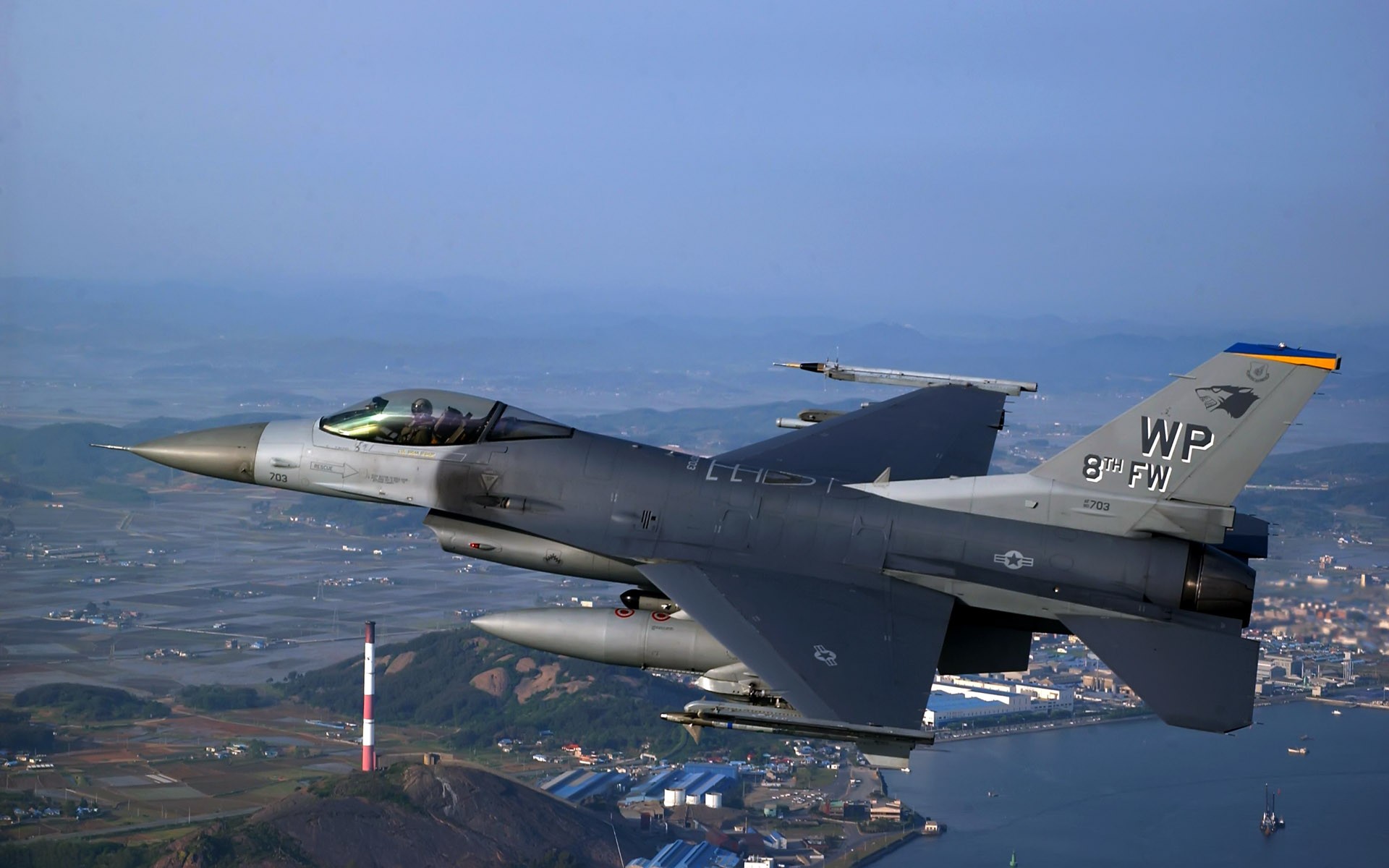 General 1920x1200 airplane General Dynamics F-16 Fighting Falcon military aircraft aircraft military vehicle vehicle military jet fighter US Air Force General Dynamics American aircraft