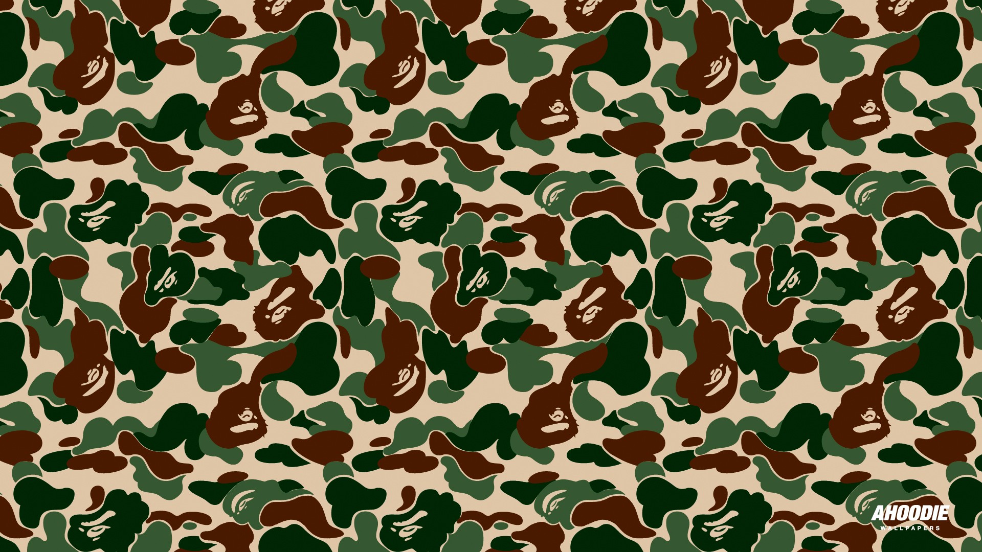 General 1920x1080 clothing pattern camouflage texture BAPE watermarked urban camo