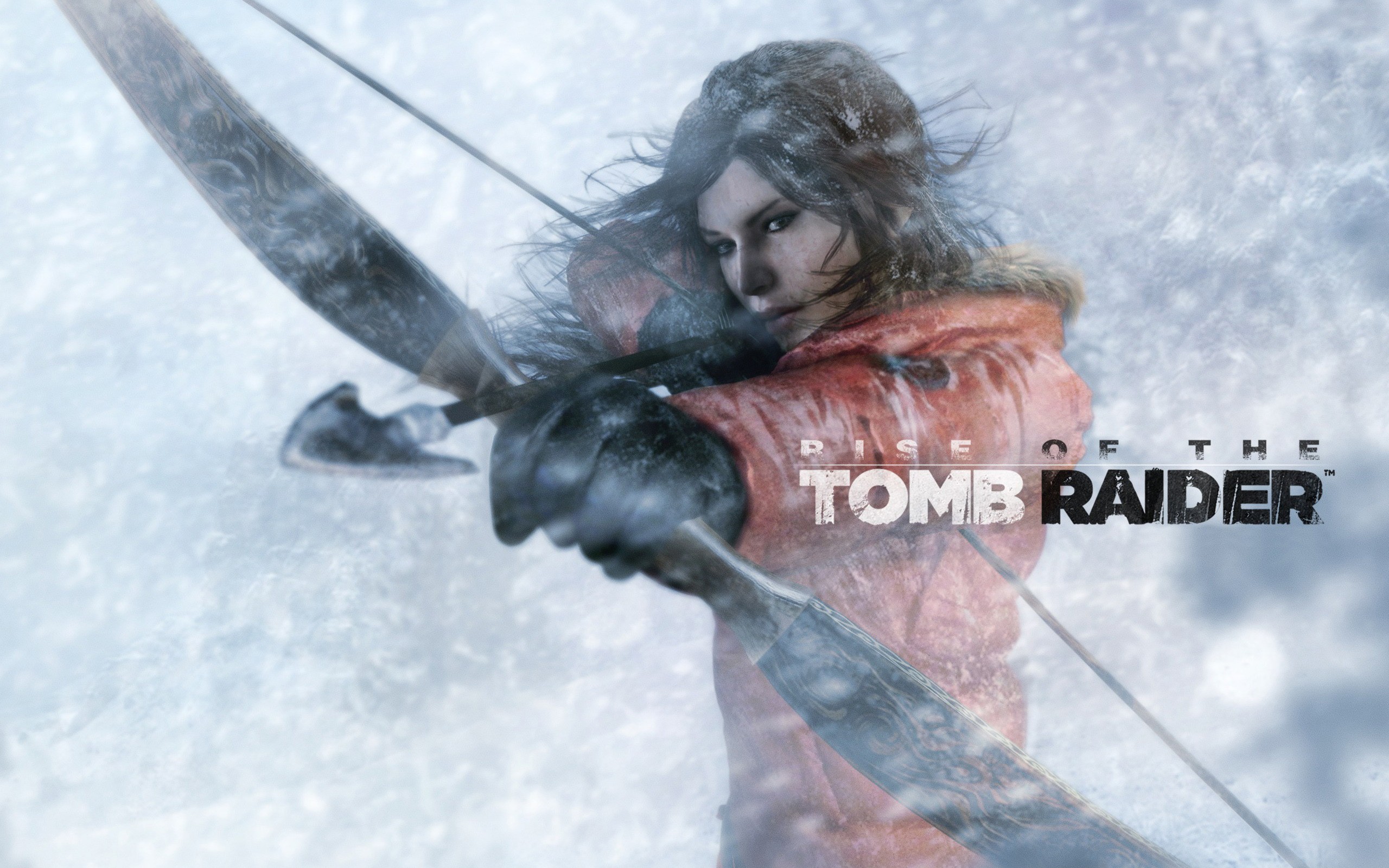 General 2560x1600 Rise of the Tomb Raider video games Tomb Raider PC gaming bow aiming video game girls video game characters women brunette Lara Croft (Tomb Raider) bow and arrow