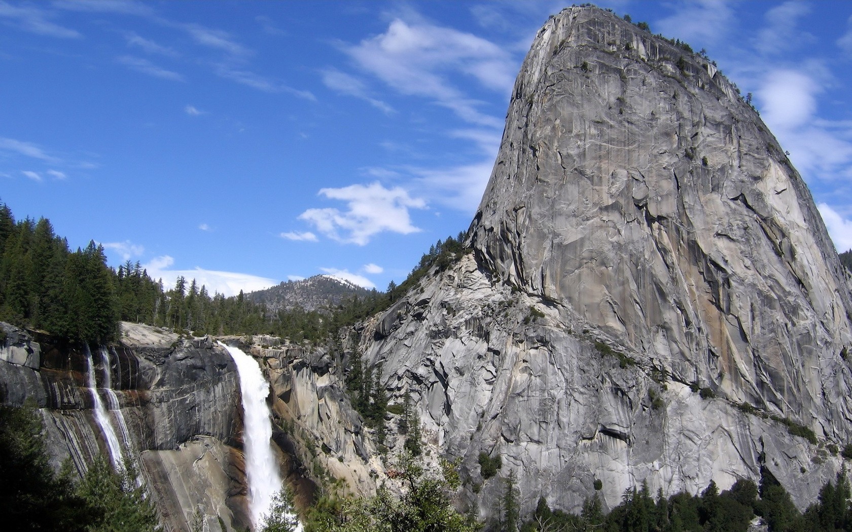 General 1680x1050 nature waterfall landscape Yosemite National Park USA rocks rock formation