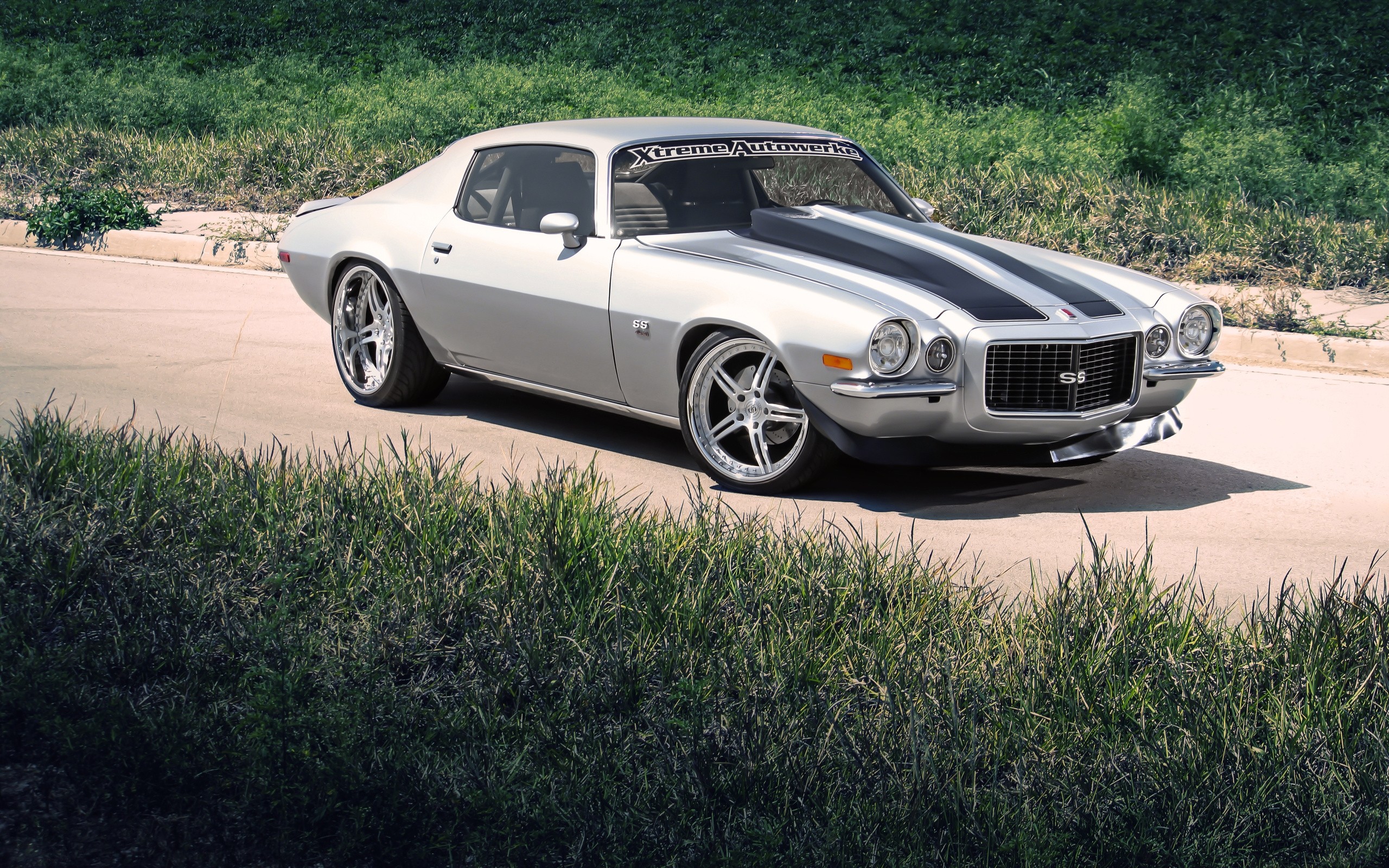 General 2560x1600 car silver cars vehicle Chevrolet Chevrolet Camaro muscle cars American cars