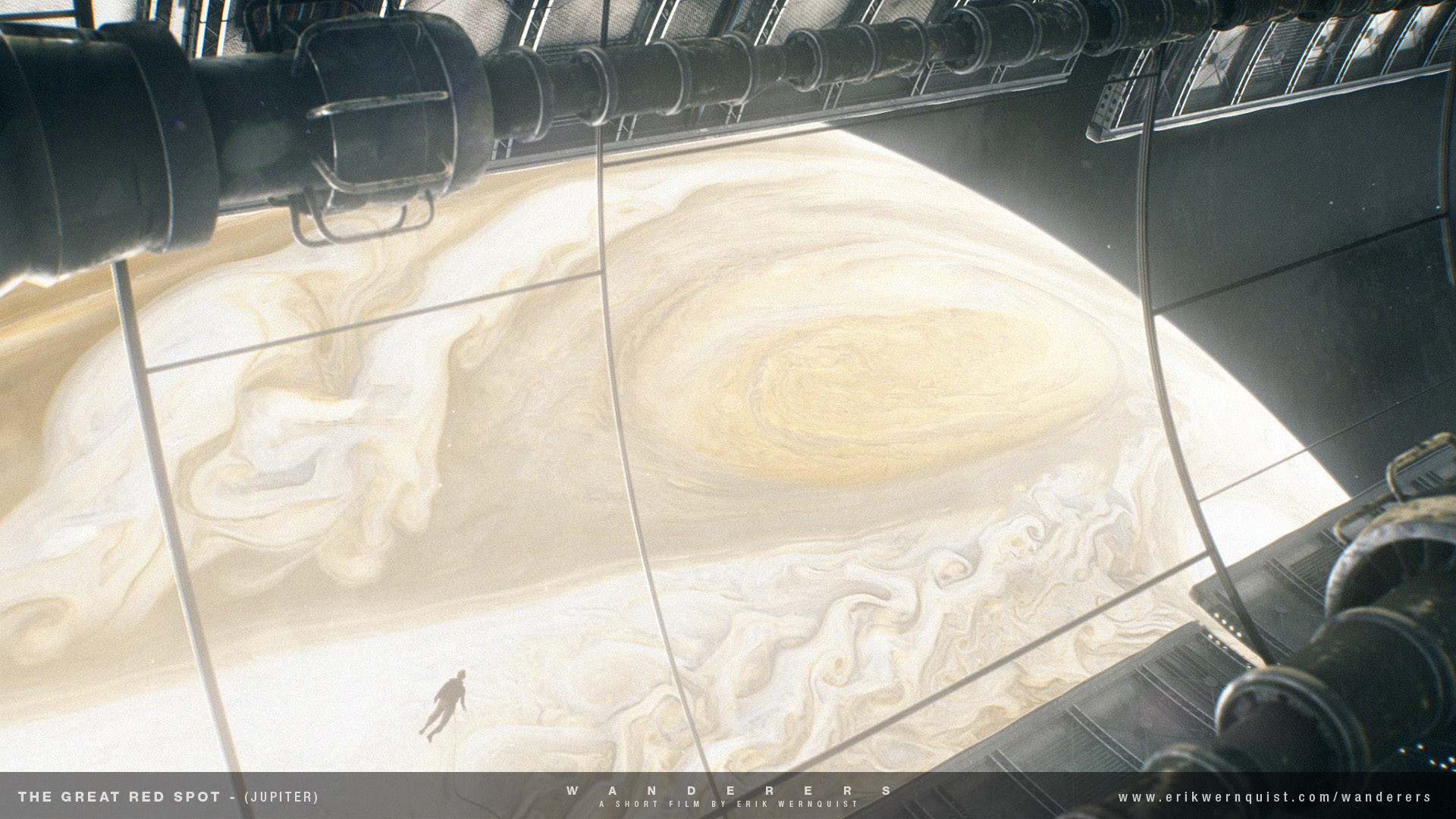 General 1920x1080 Wanderers Jupiter space art digital art science fiction