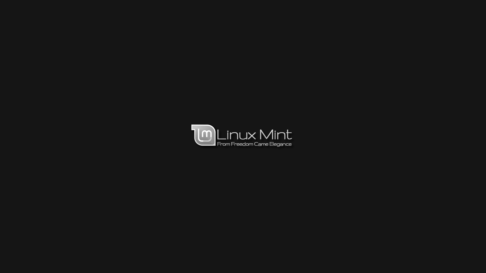 General 1920x1080 Linux Linux Mint GNU minimalism simple background black background operating system