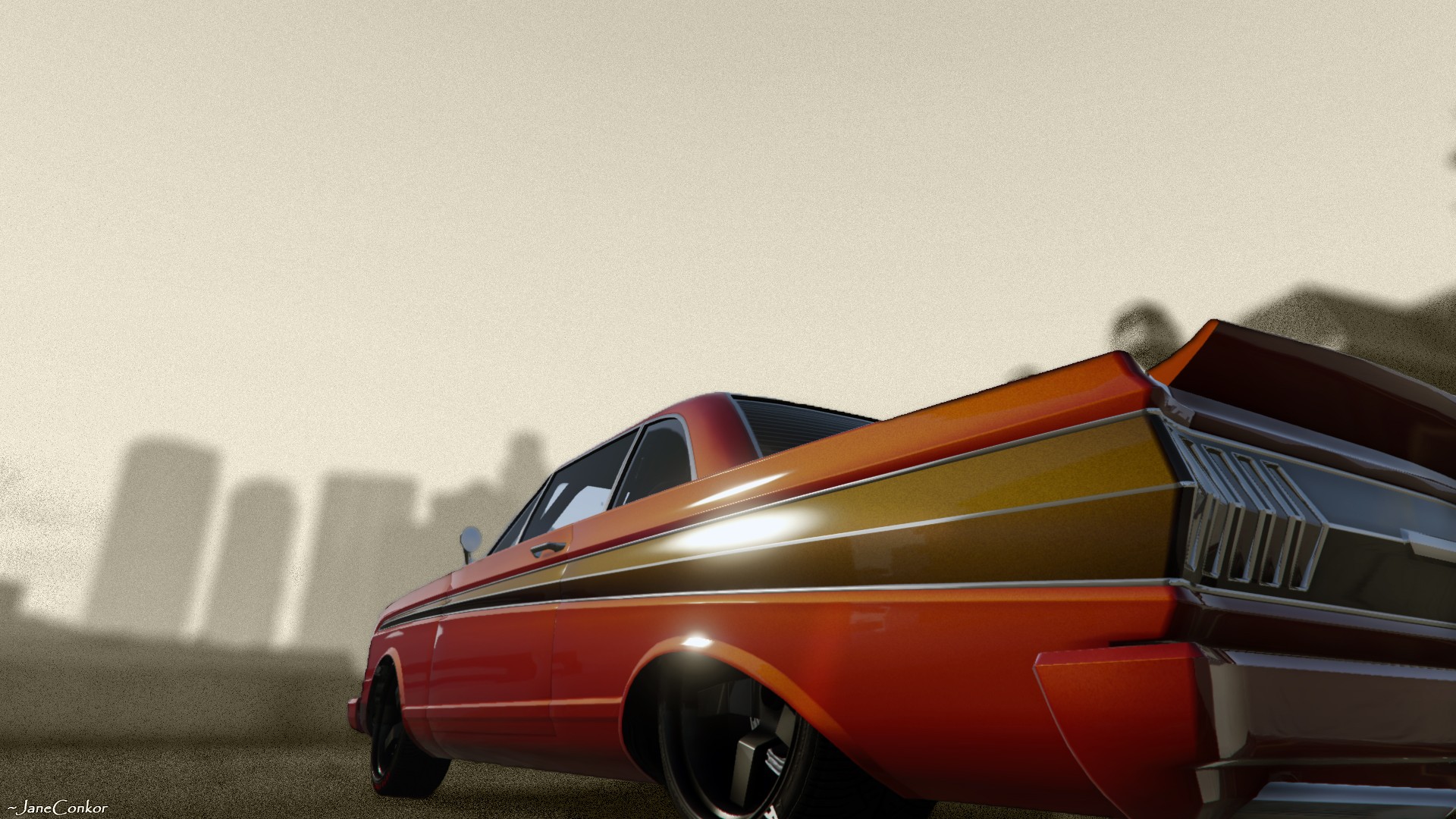 General 1920x1080 Grand Theft Auto V car photoshopped tuning vehicle red cars video games PC gaming
