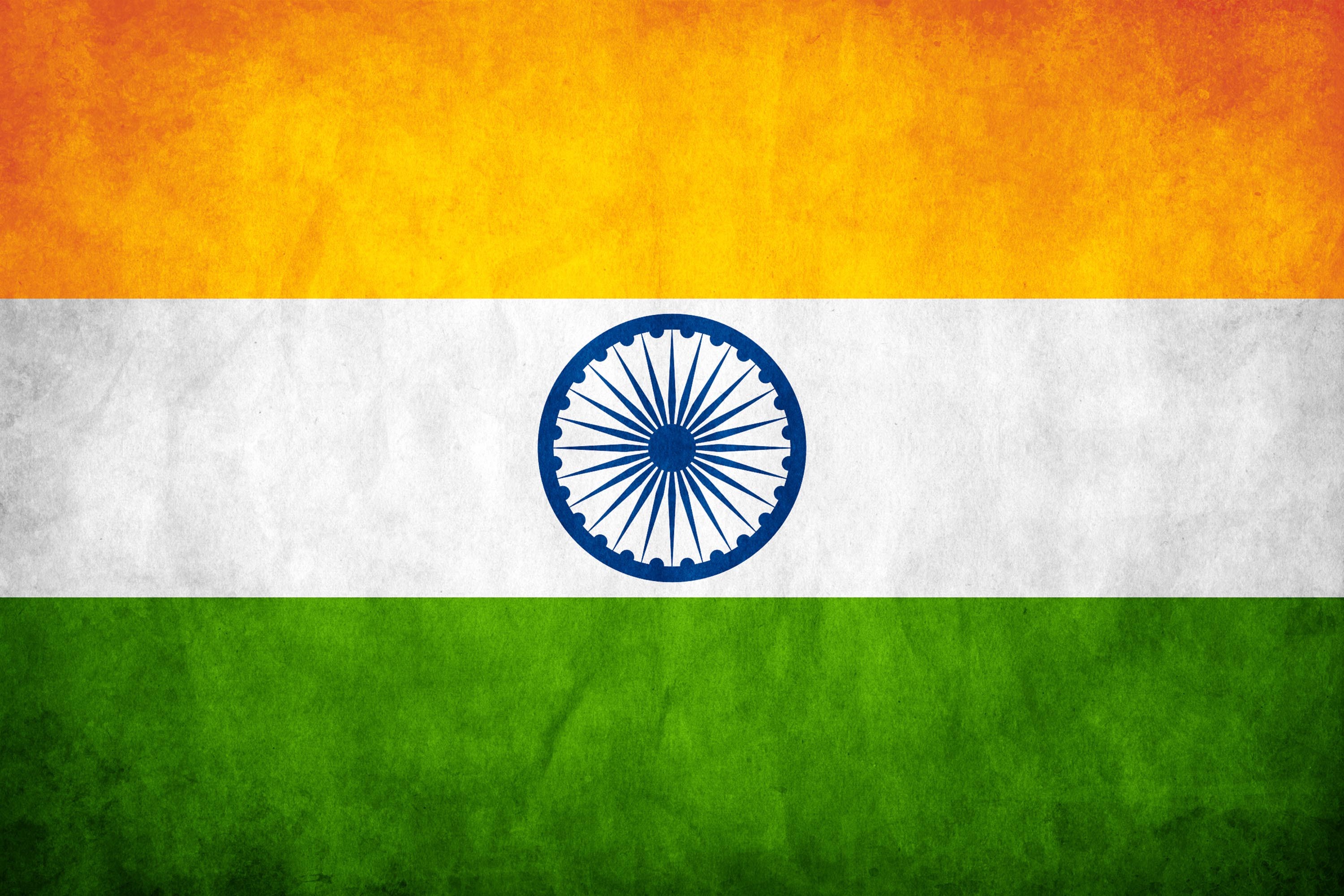 General 3000x2001 flag India yellow white green digital art
