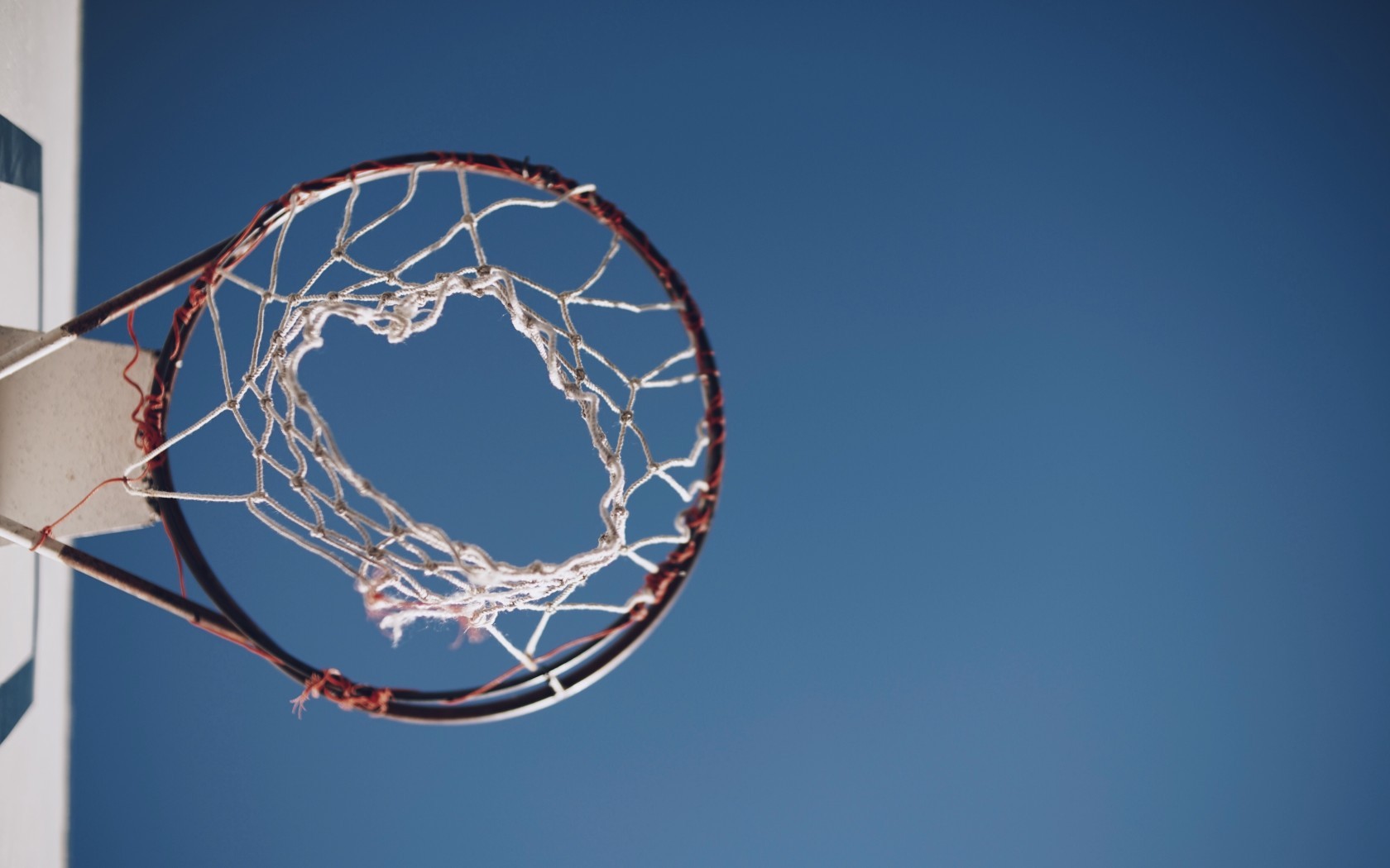 General 1680x1050 basketball hoop blue minimalism