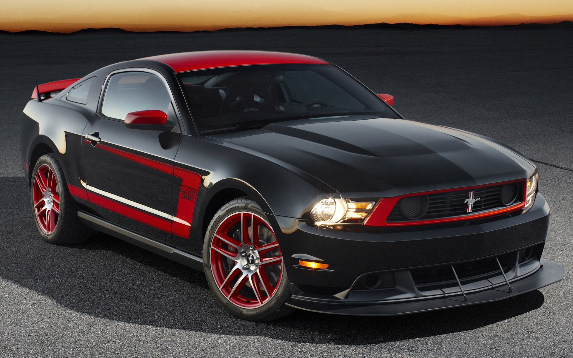 General 1920x1200 Ford Mustang muscle cars car Ford black cars vehicle Ford Mustang S-197 II American cars