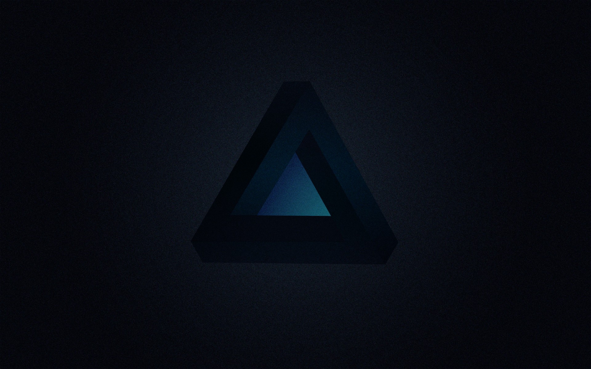 General 1920x1200 minimalism Penrose triangle triangle dark digital art simple background