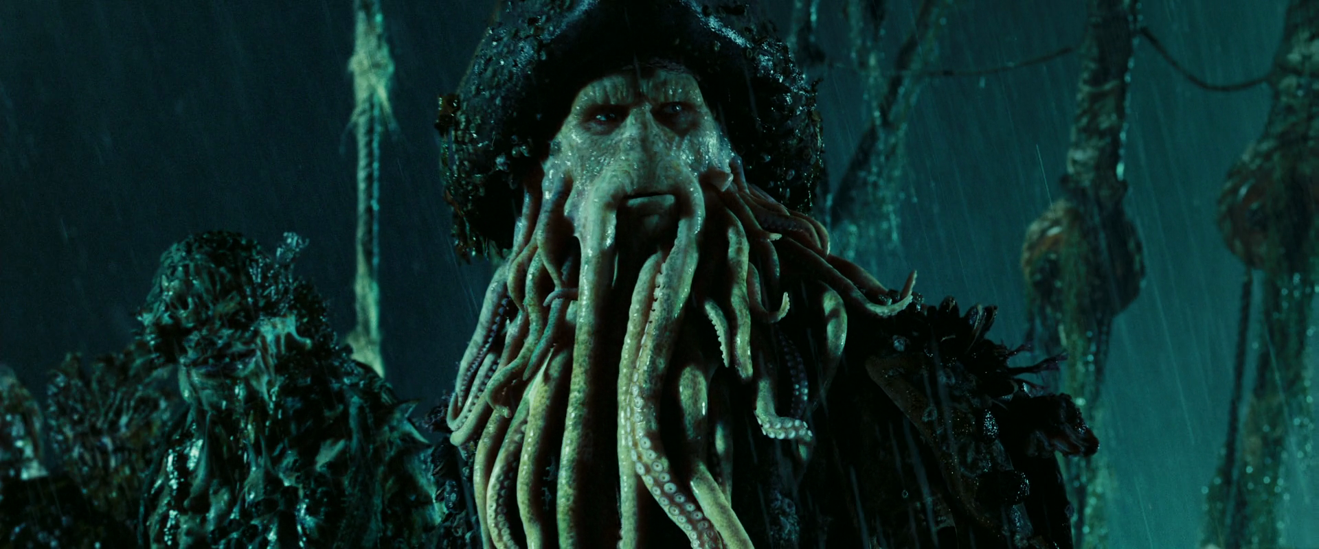 General 1920x800 Pirates of the Caribbean Davy Jones tentacles movies pirates creature film stills Pirates of the Caribbean: Dead Man's Chest