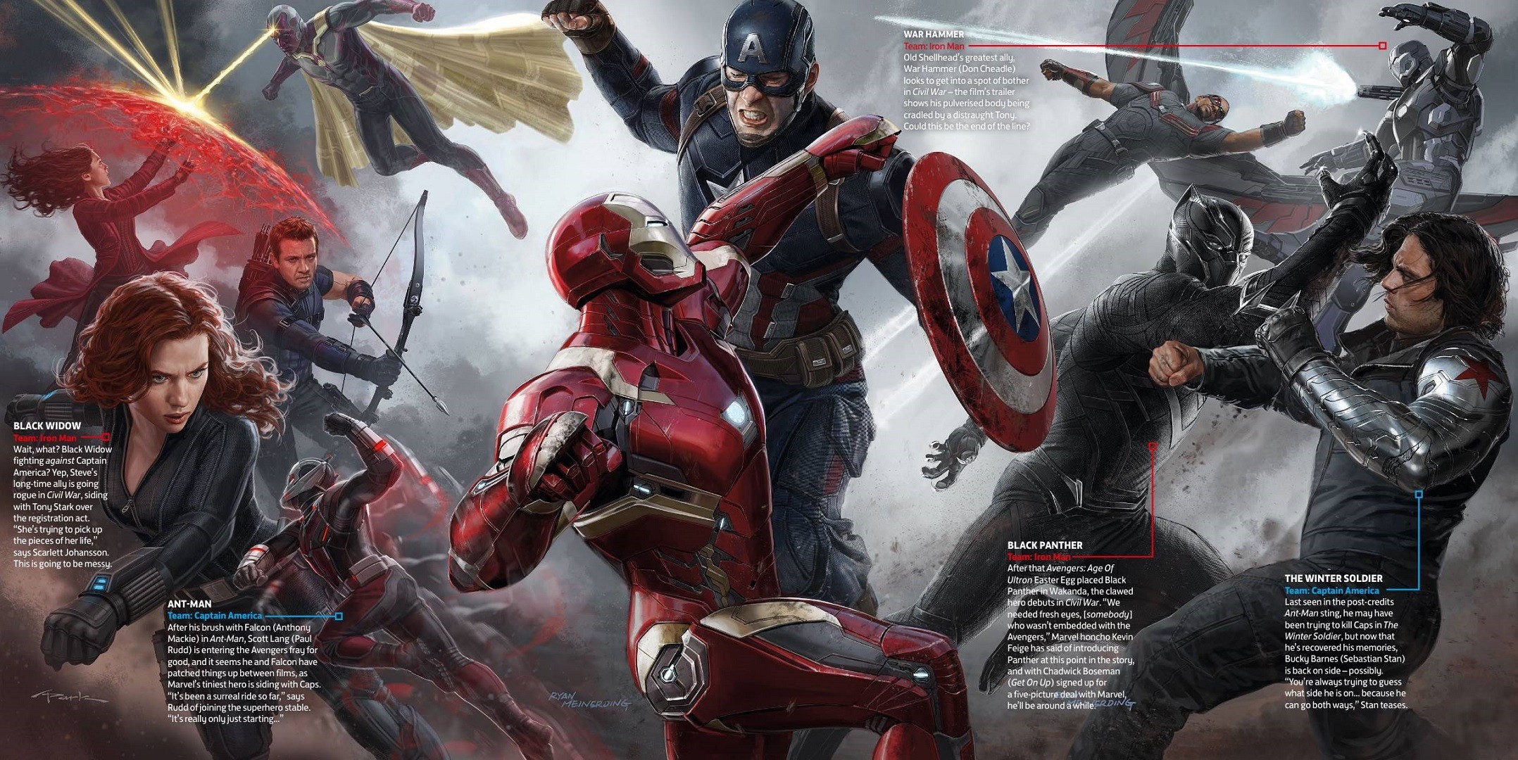 General 2156x1080 Captain America Captain America: Civil War Iron Man Ant-Man Black Panther movies Hawkeye The Vision Scarlet Witch Scarlett Johansson Elizabeth Olsen  Marvel Cinematic Universe