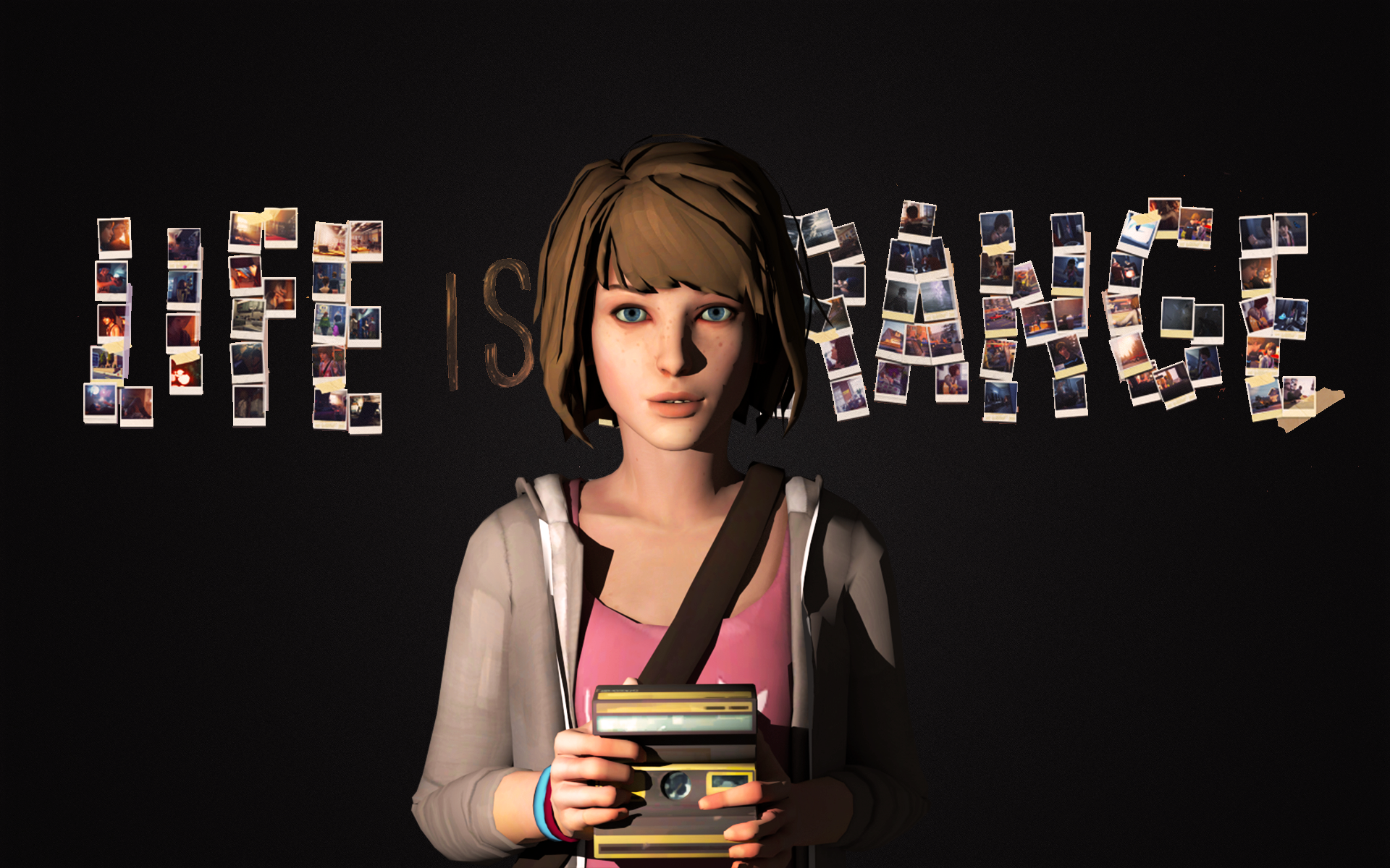 General 1920x1200 Life Is Strange Max Caulfield video games PC gaming video game girls video game characters black background camera polaroid