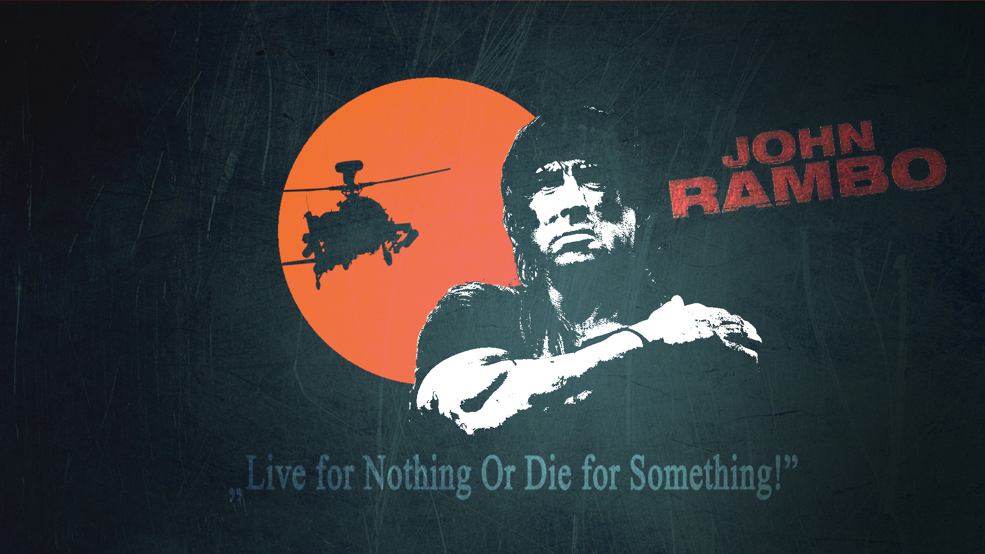 General 1920x1080 movies John Rambo Sylvester Stallone Rambo simple background digital art quote text
