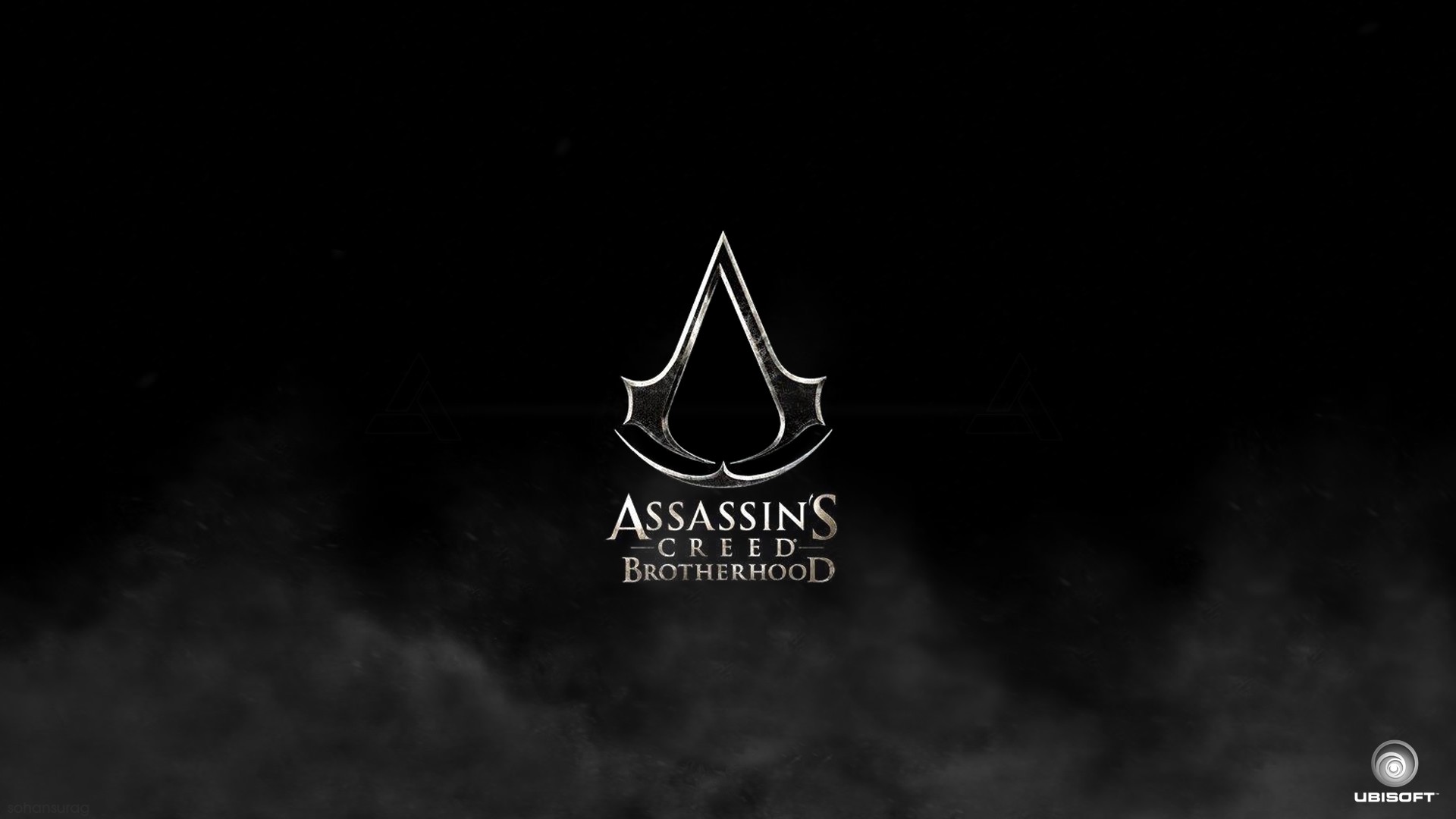 General 1920x1080 Assassin's Creed: Brotherhood video games Assassin's Creed video game art monochrome
