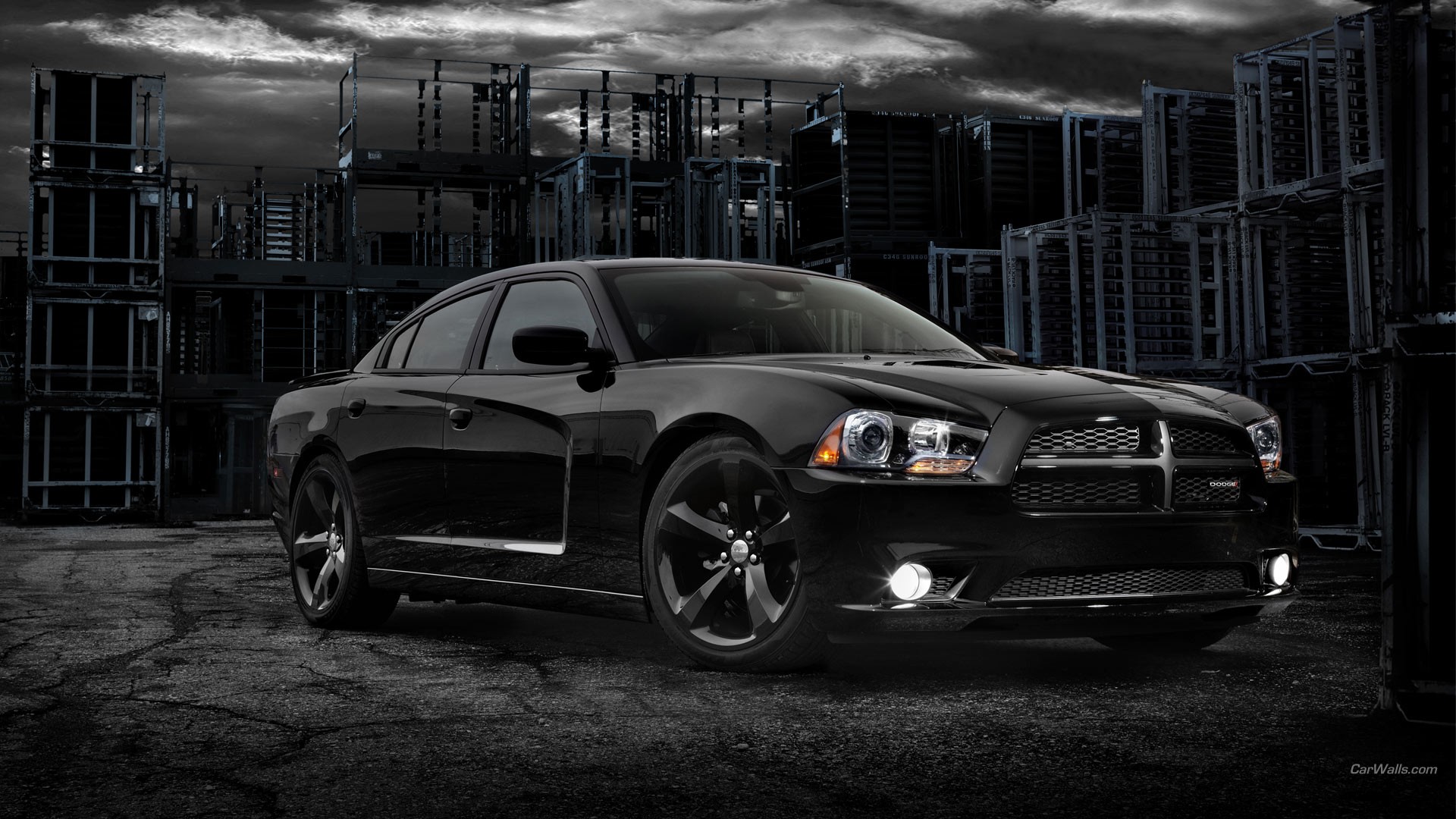 General 1920x1080 Dodge Charger Dodge black cars car vehicle muscle cars American cars Stellantis