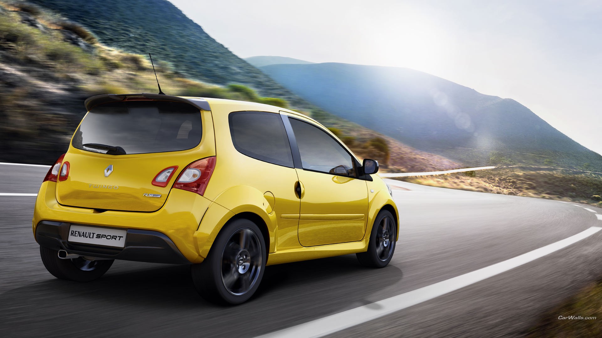General 1920x1080 Renault Twingo car yellow cars Renault vehicle French Cars hatchbacks hot hatch