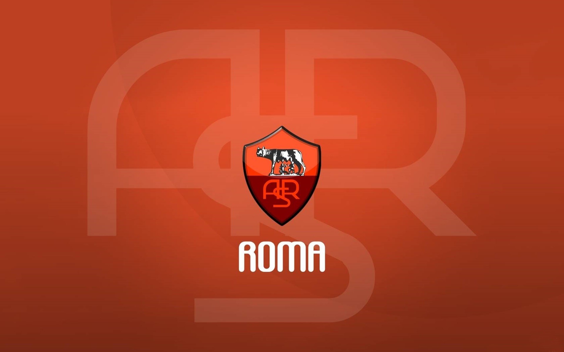 General 1920x1200 sport logo red background AS Roma soccer clubs digital art simple background